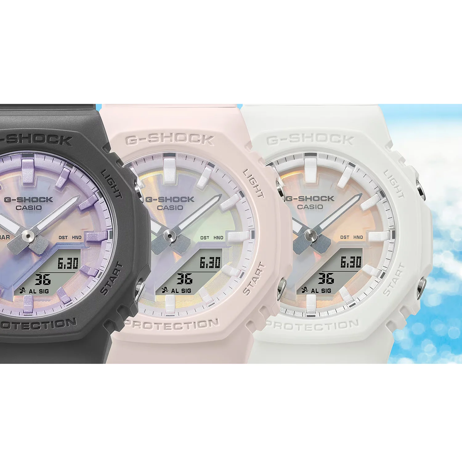G-Shock Women Quartz Multi-Colour Dial Analog-Digital Resin Watch G1738 GMA-P2100PC-1ADR - Image 12