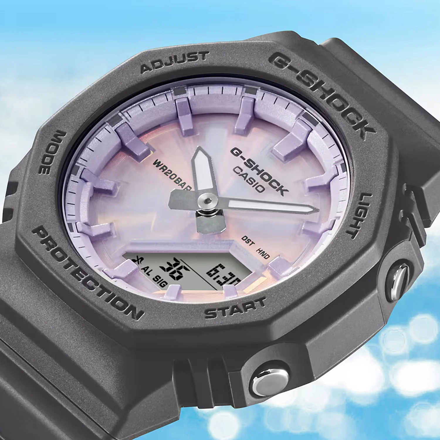 G-Shock Women Quartz Multi-Colour Dial Analog-Digital Resin Watch G1738 GMA-P2100PC-1ADR - Image 9