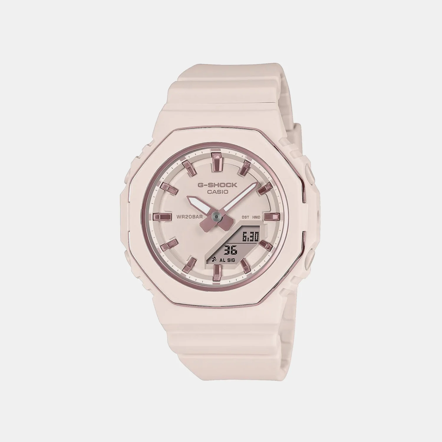 G-Shock Women Quartz Pink Dial Analog-Digital Resin Watch GMA-P2110-4ADR G1775