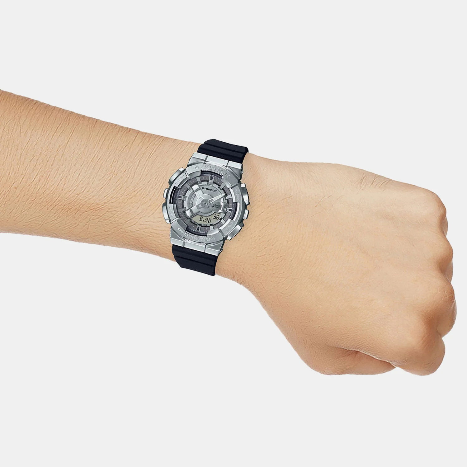 G-Shock Women Quartz Silver Dial Analog-Digital Resin Watch G1314 - Image 8