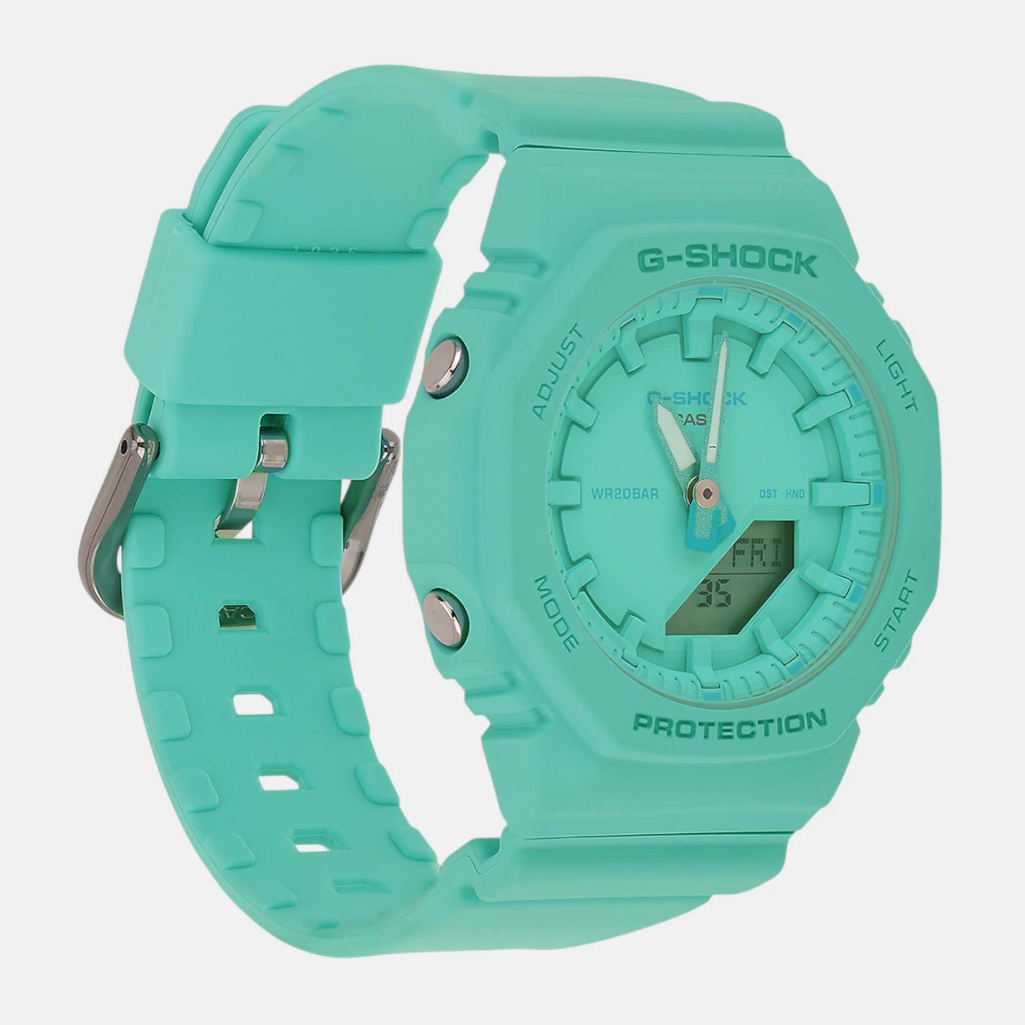 G-Shock Women Quartz Turquoise Blue Dial Analog-Digital Resin Watch G1531 - Image 2