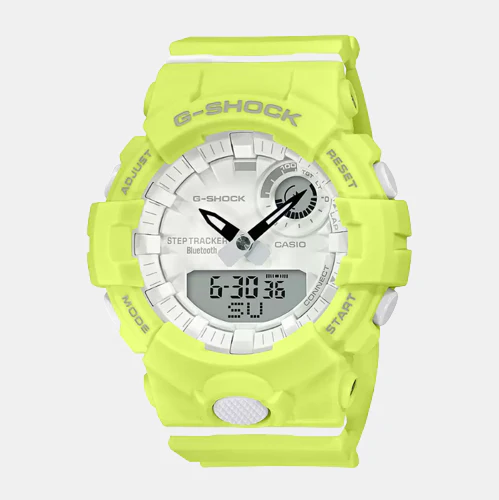 G-Shock Women Quartz White Dial Analog-Digital Resin Watch G1000