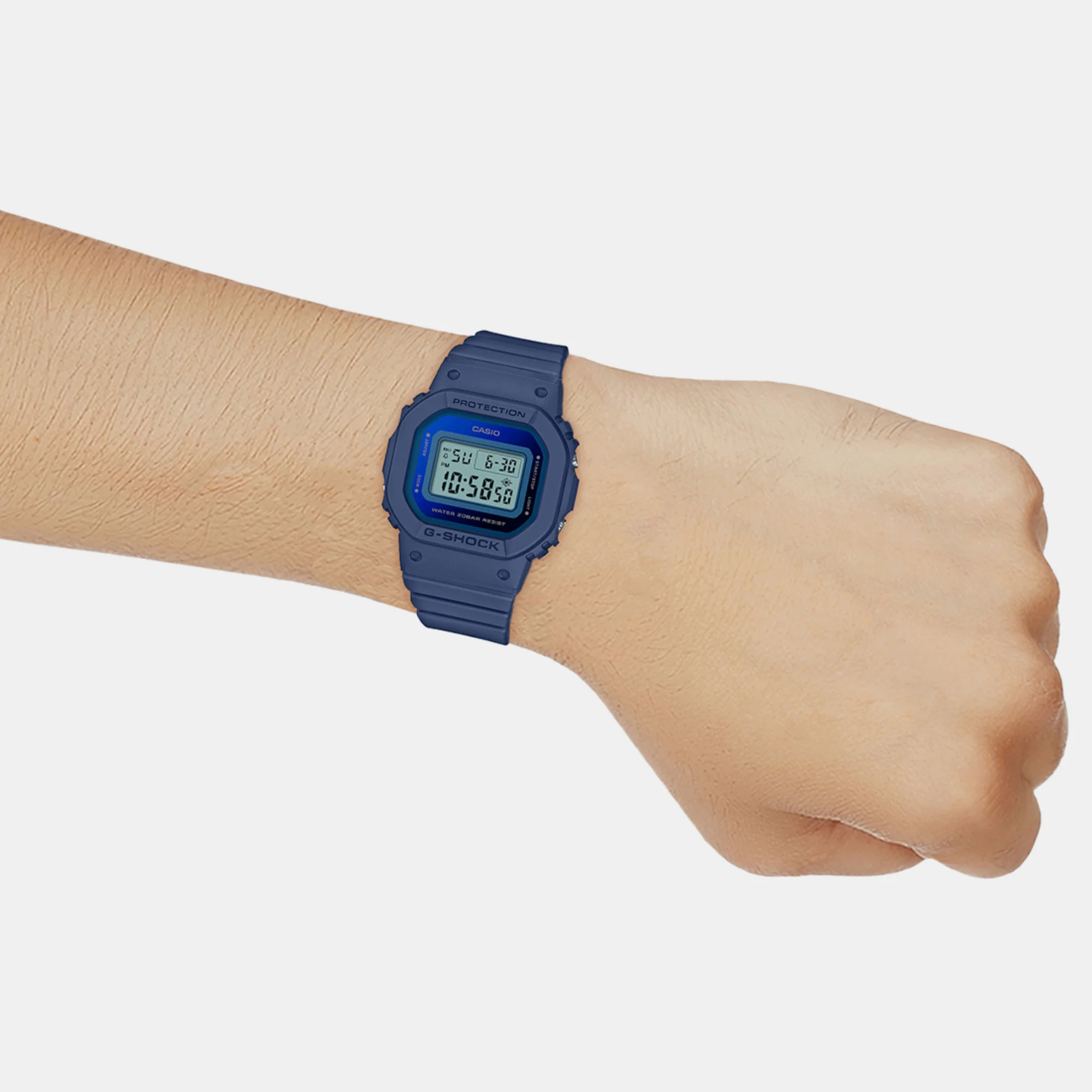 G-Shock Women Women Quartz Blue Dial Digital Resin Watch G1354 - Image 5