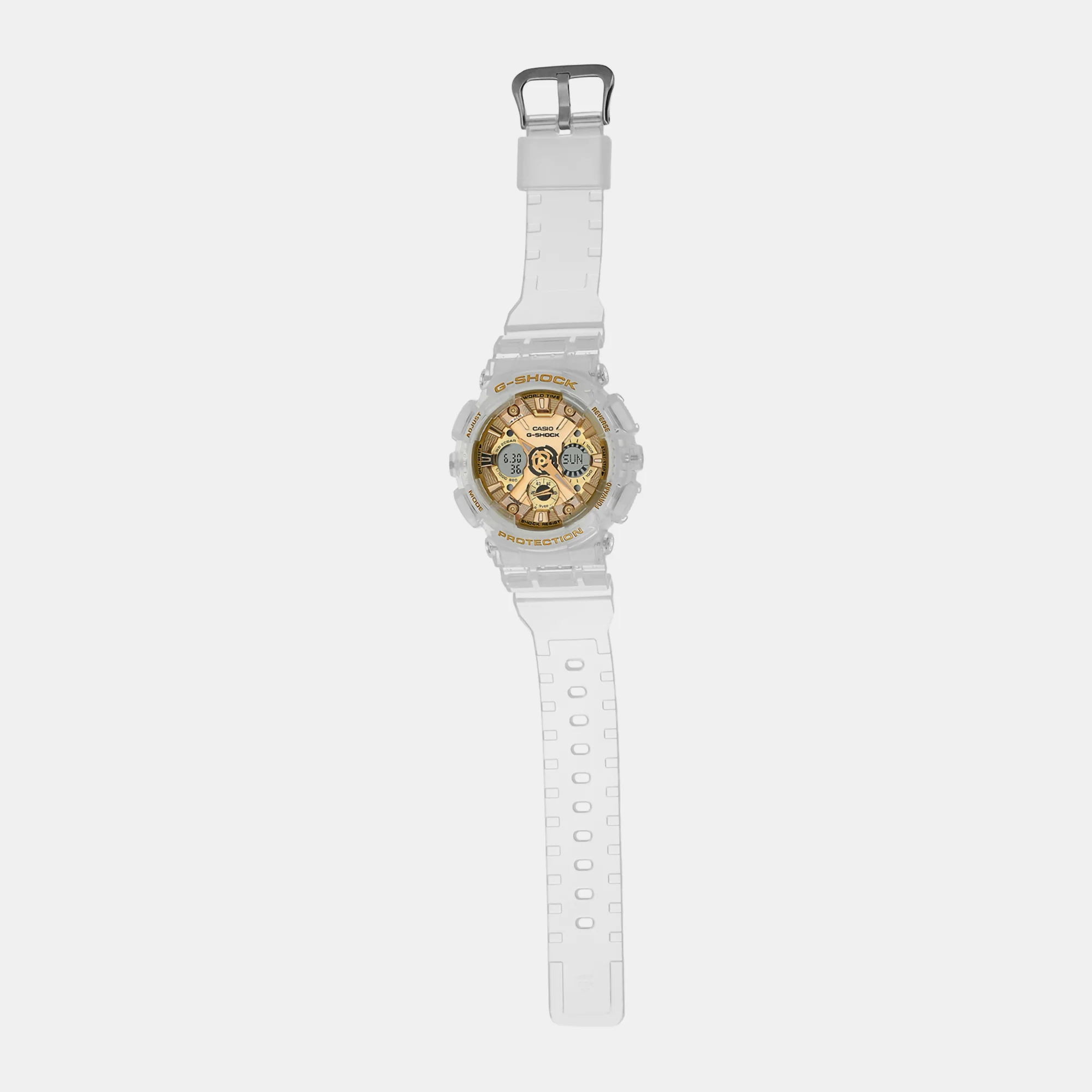 G-Shock Women Women Quartz Gold Dial Analog-Digital Resin Watch G1401 - Image 9