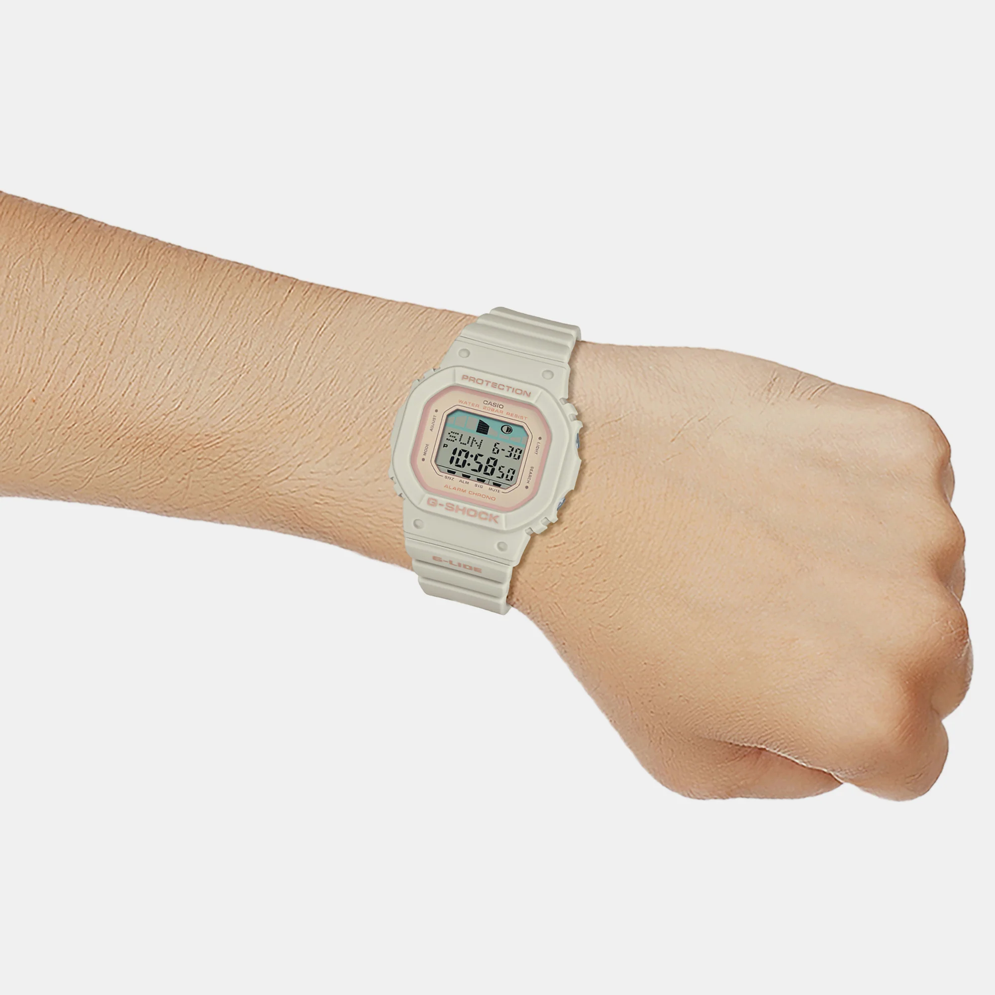 G-Shock Women Women Quartz Rose Gold Dial Digital Resin Watch G1399 - Image 7