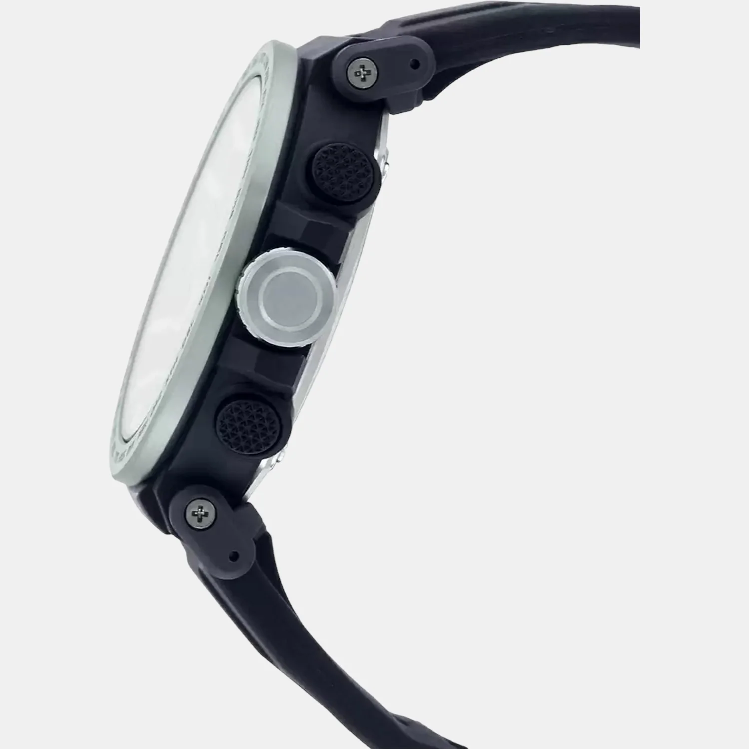 Protrek Men Quartz Grey Dial Analog-Digital Silicone Watch SL92 - Image 3