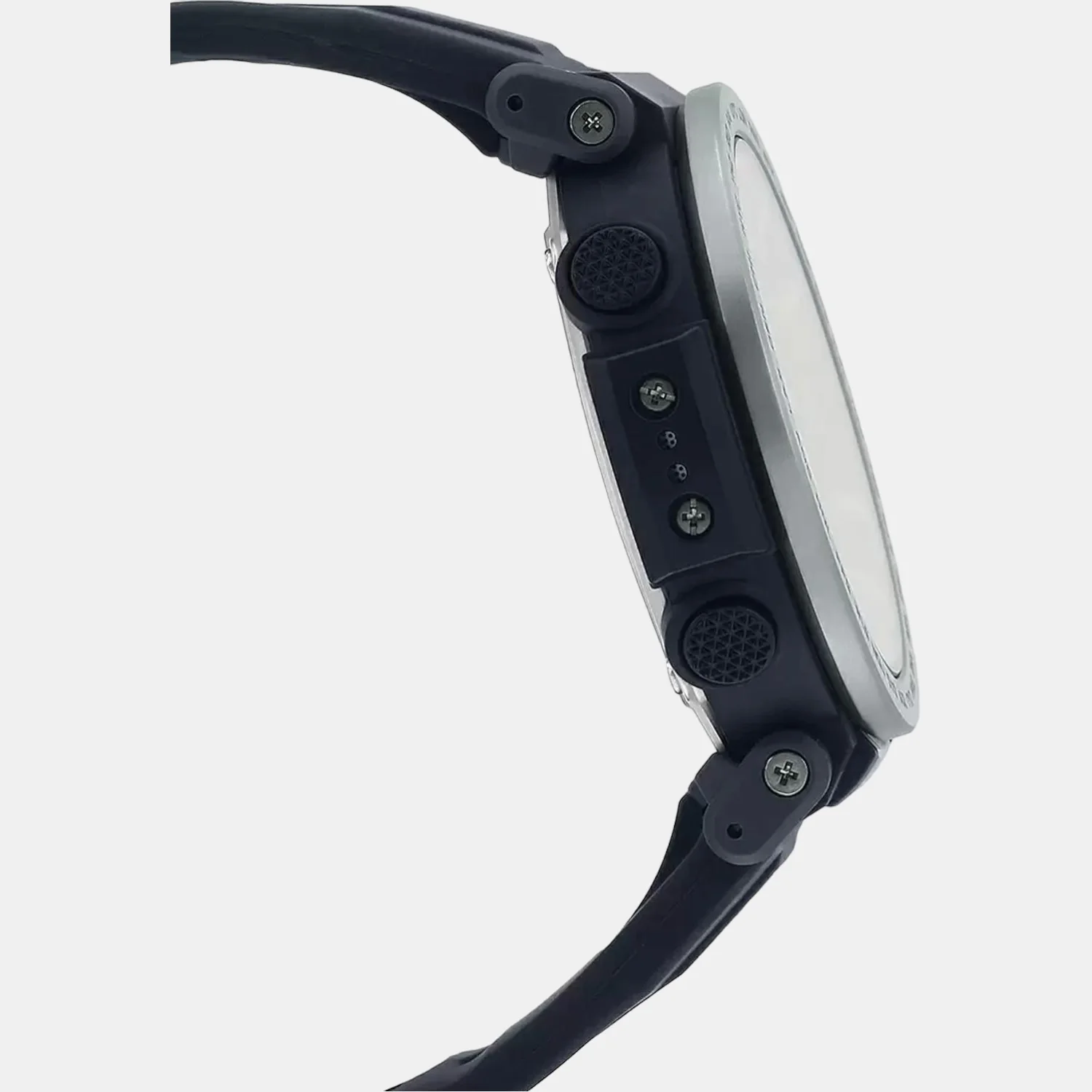 Protrek Men Quartz Grey Dial Analog-Digital Silicone Watch SL92 - Image 4