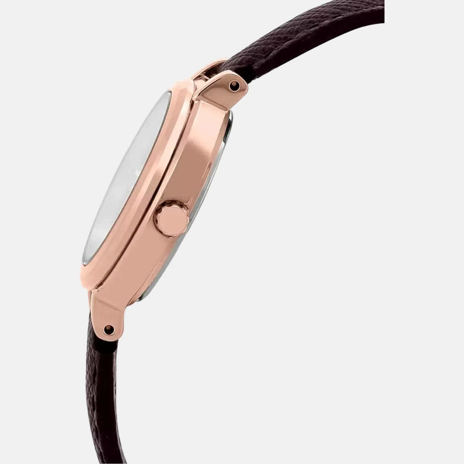 Sheen Women Quartz Brown Dial Analog Leather Watch SX214 - Image 3