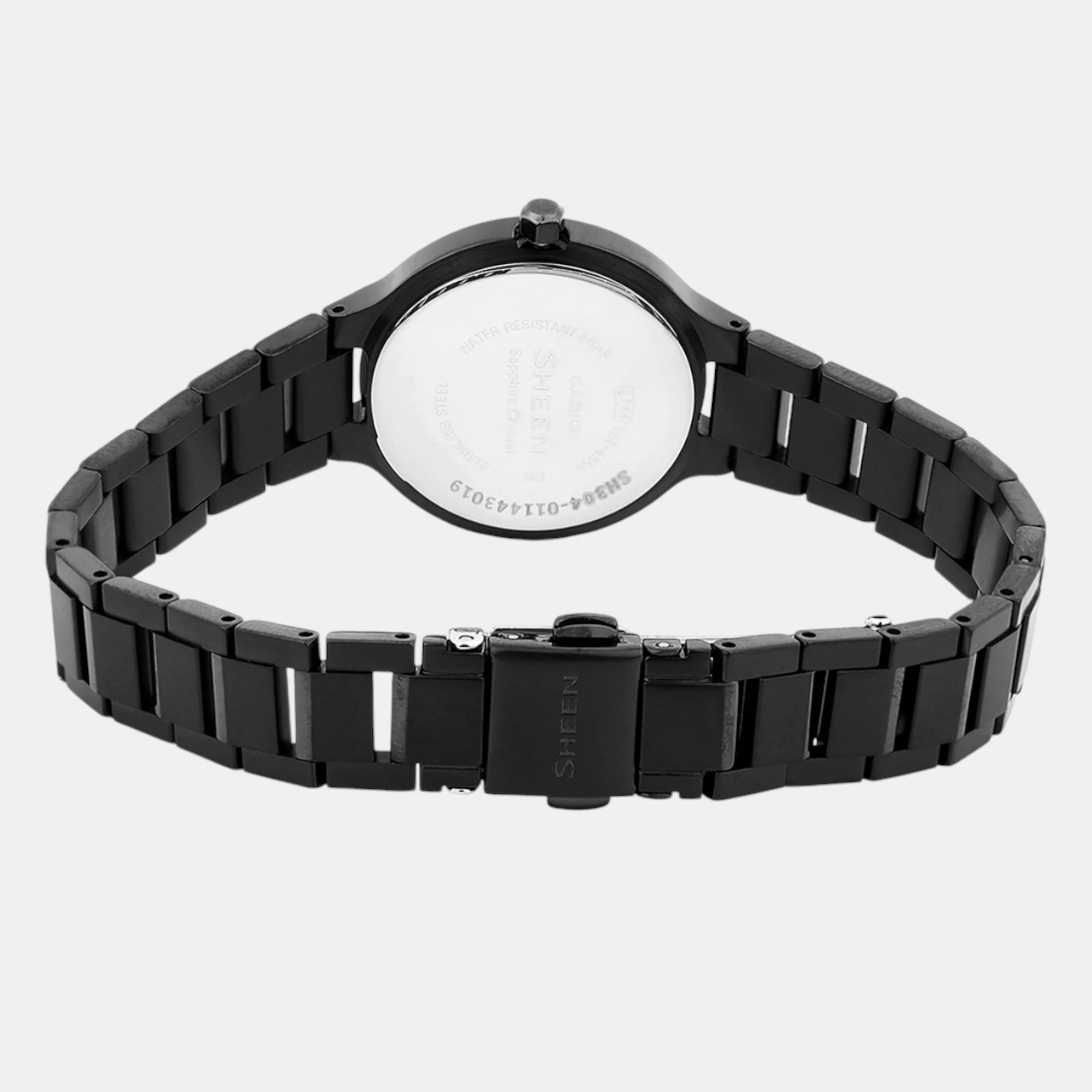 Sheen Women Quartz Black Dial Analog Stainless Steel Watch SH304 - Image 7
