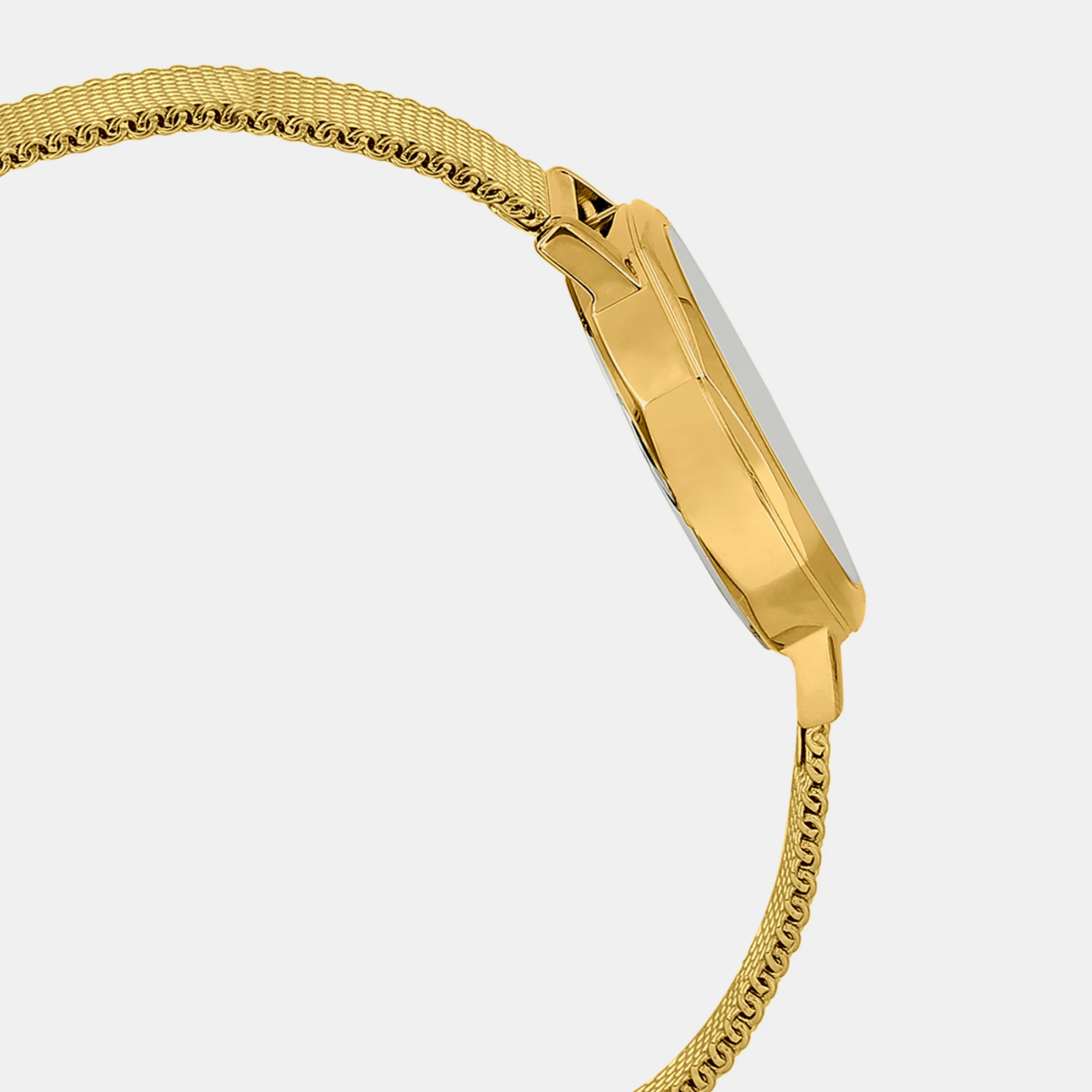 Sheen Women Quartz Gold Dial Analog Stainless Steel Watch SH289 - Image 3