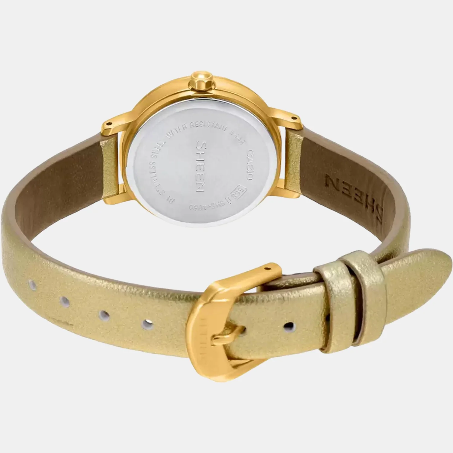 Sheen Women Quartz Mother Of Pearl Dial Analog Leather Watch SH224 - Image 5