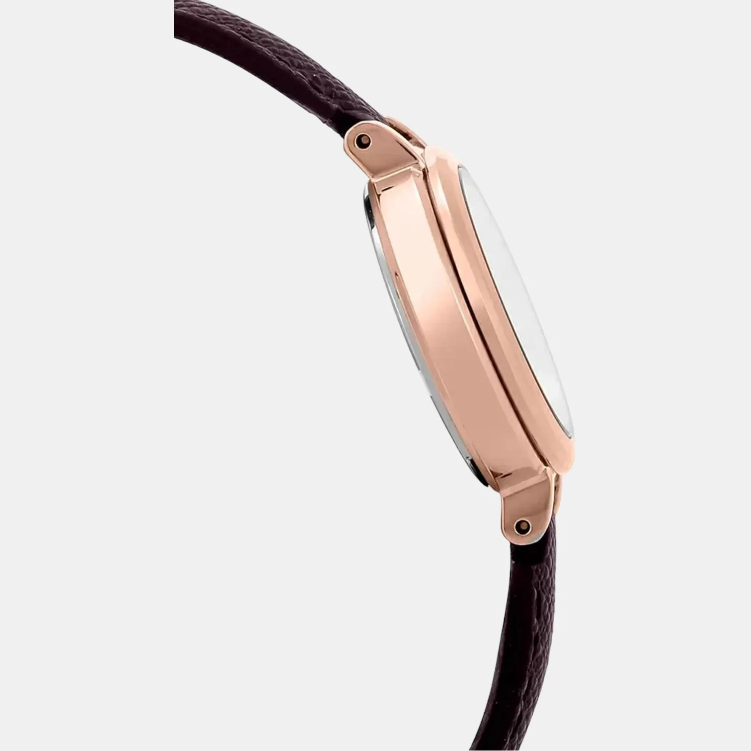 Sheen Women Quartz Rose Gold Dial Chronograph Leather Watch SX215 - Image 4