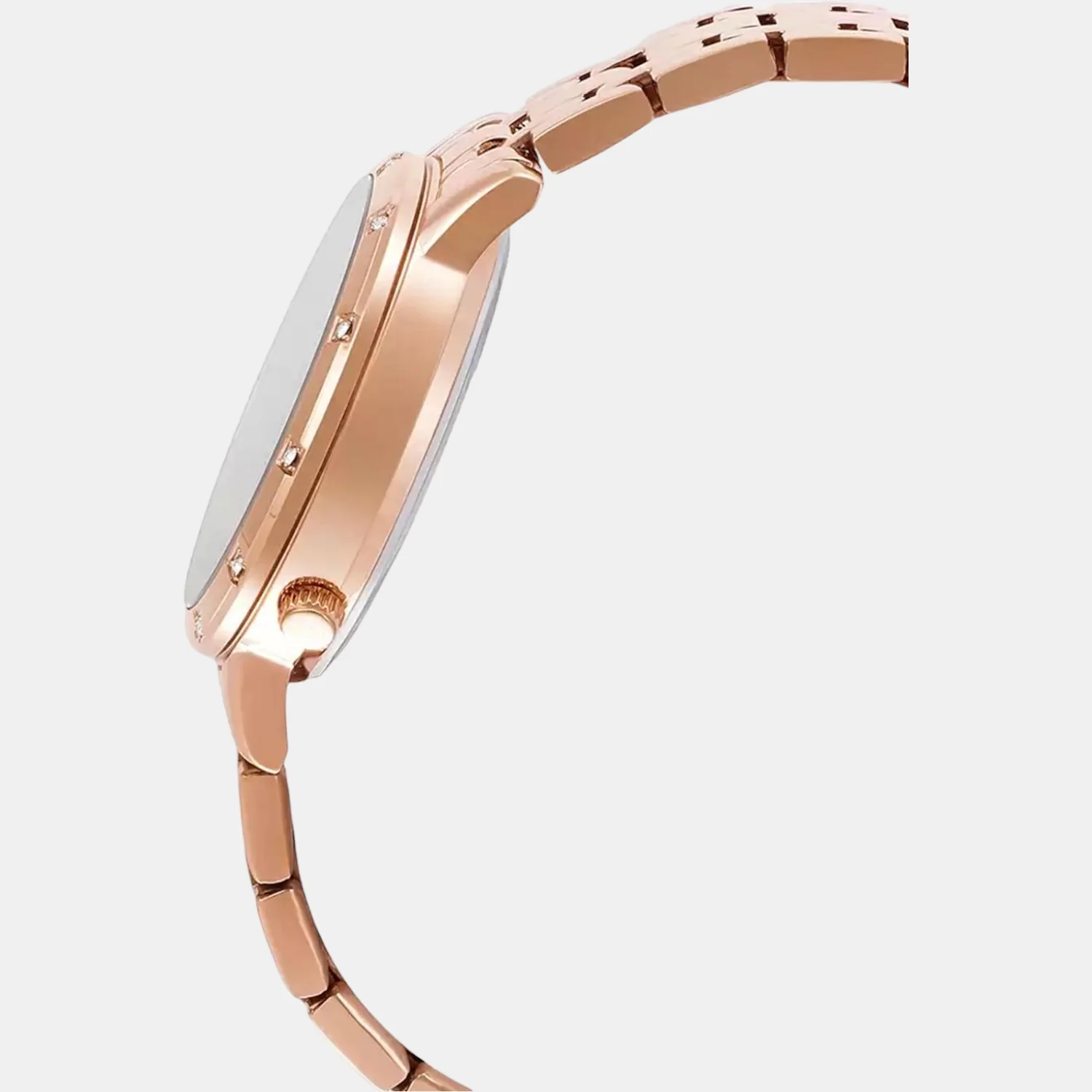 Sheen Women Quartz Rose Gold Dial Chronograph Stainless Steel Watch SX260 - Image 3