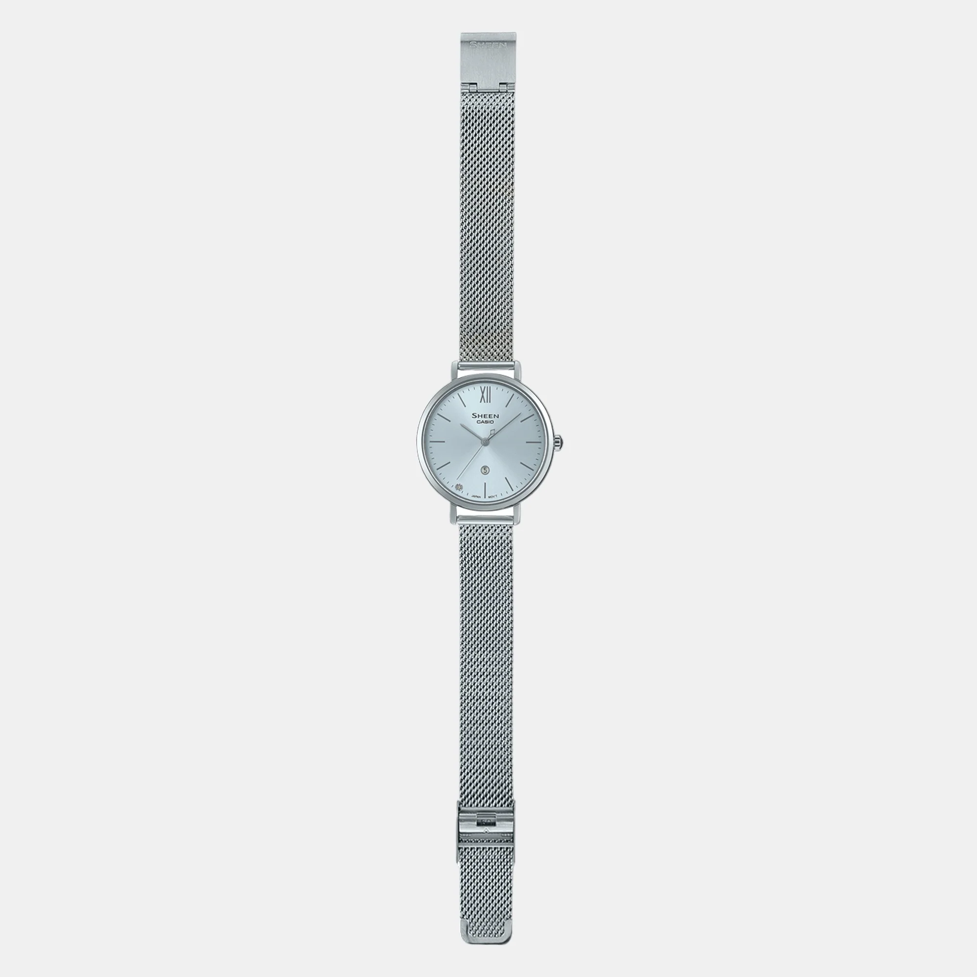 Sheen Women Quartz Silver Dial Analog Mesh Watch SH281 - Image 5