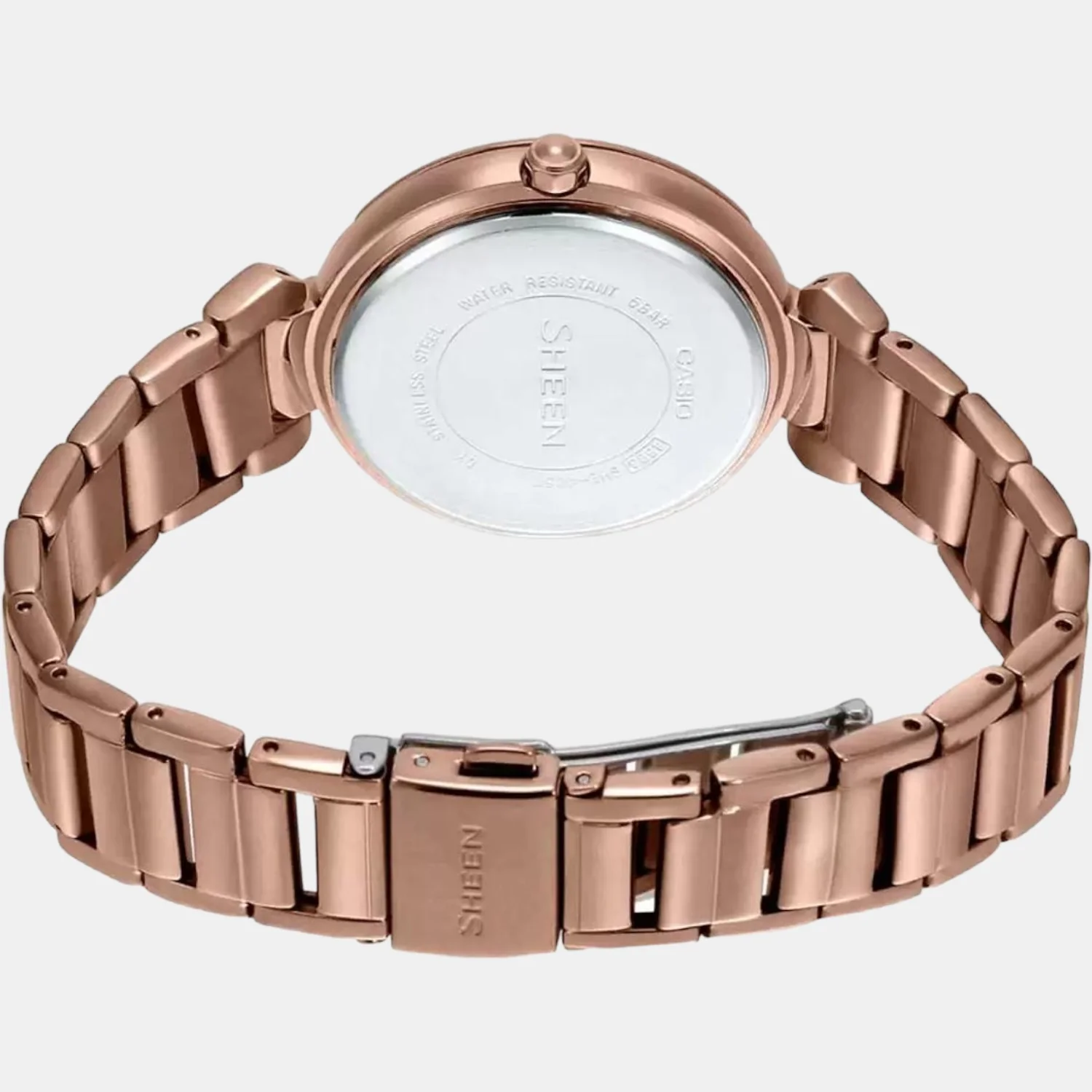 Sheen Women Quartz Silver Dial Analog Stainless Steel Watch SH210 - Image 2