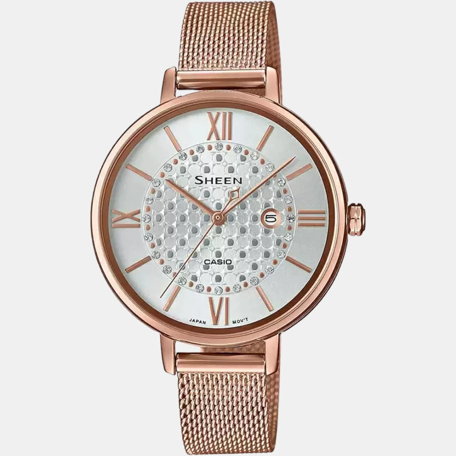 Sheen Women Quartz Silver Dial Analog Stainless Steel Watch SH220 - Image 5