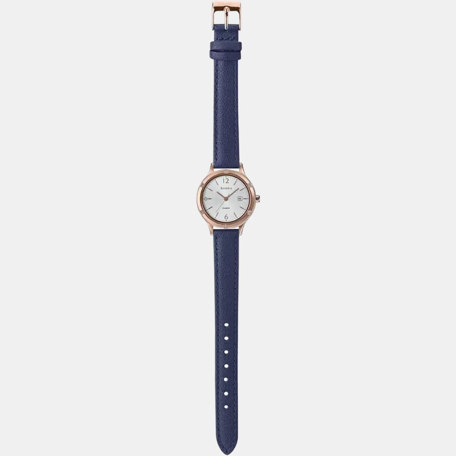 Sheen Women Quartz White Dial Analog Leather Watch SH208 - Image 7