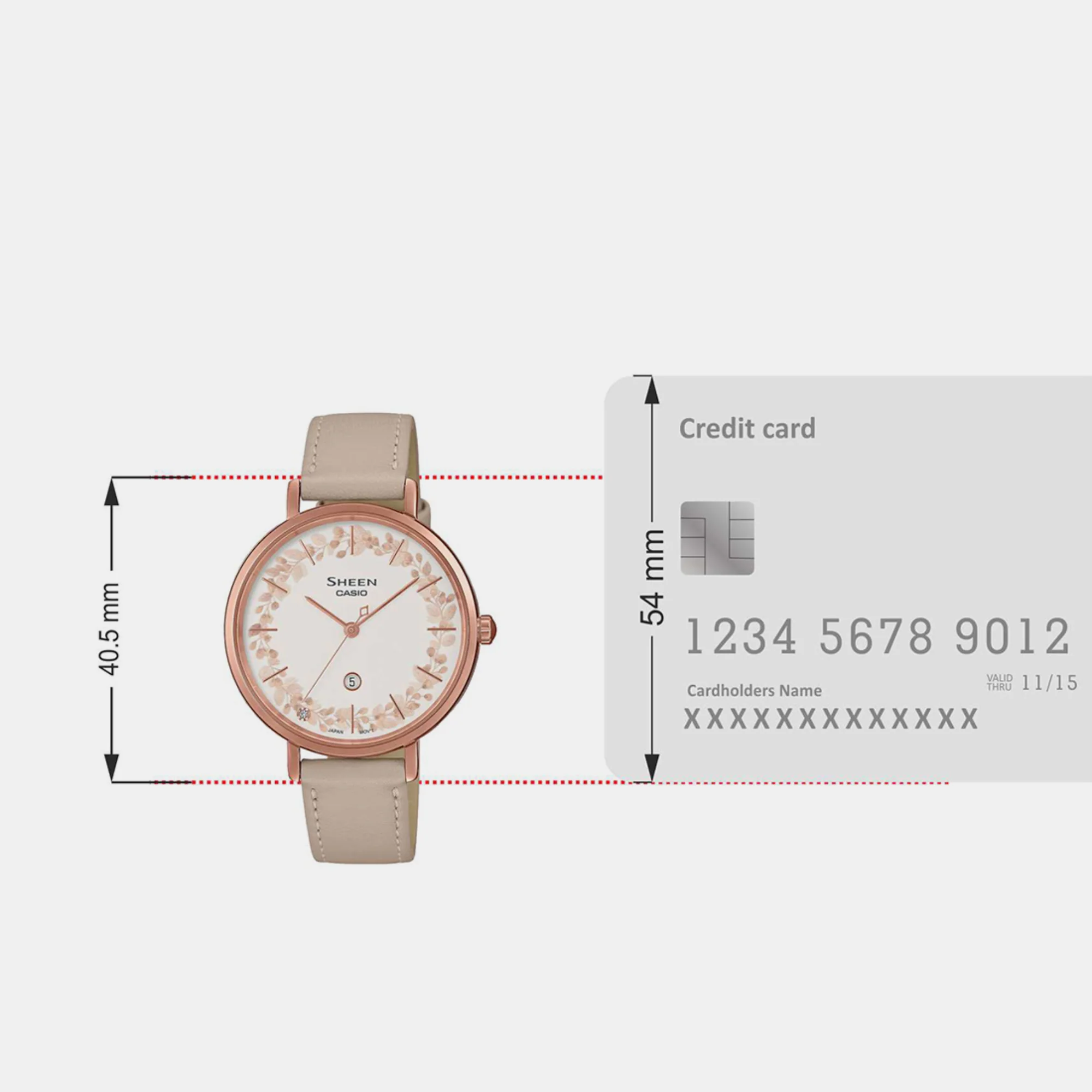 Sheen Women Quartz White Dial Analog Leather Watch SH285 - Image 7