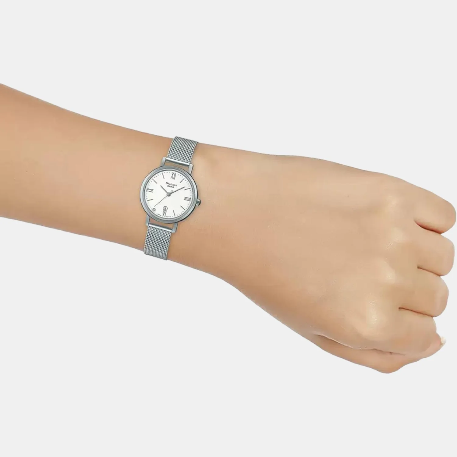 Sheen Women Quartz White Dial Analog Stainless Steel Watch SX281 - Image 7