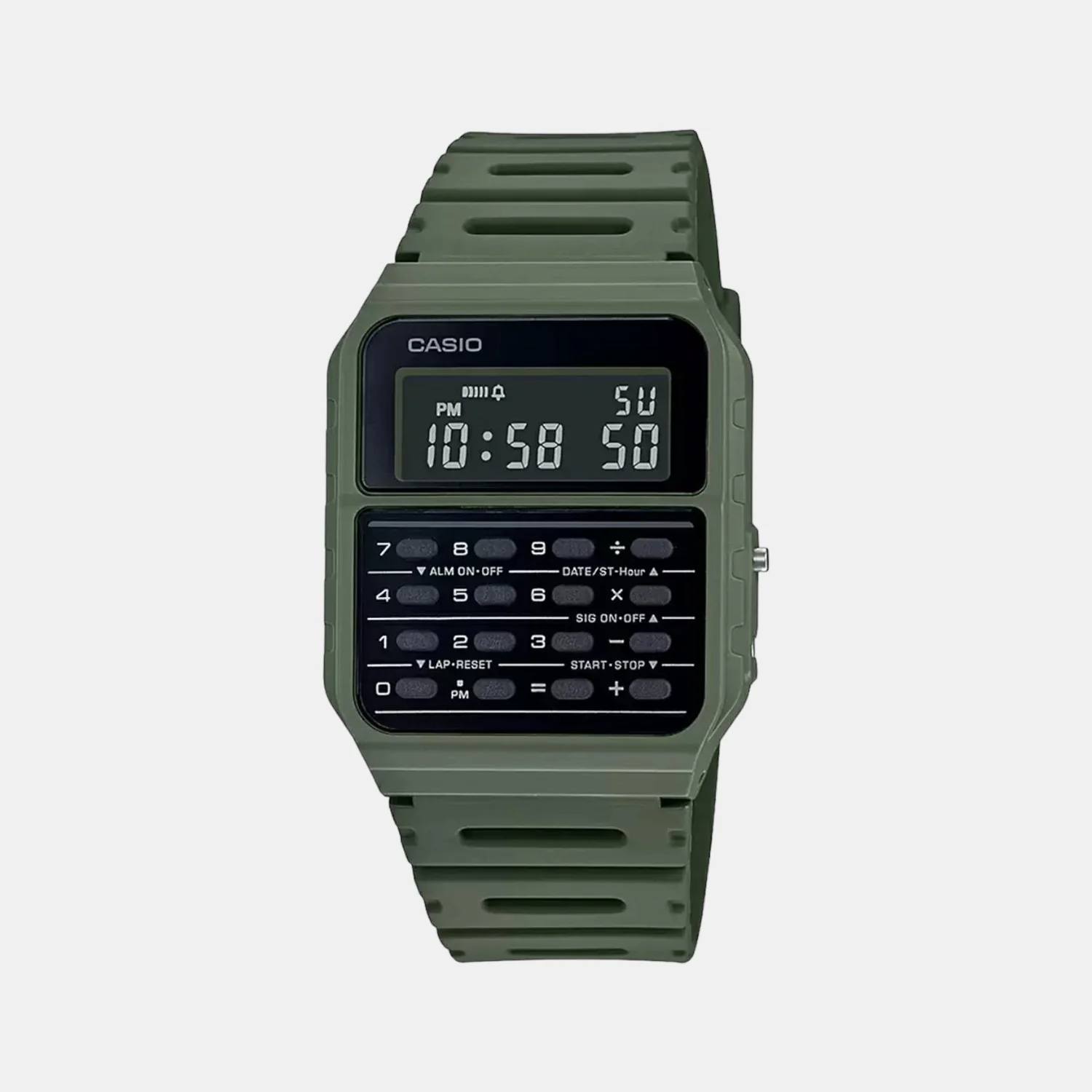 Vintage Men Quartz Black Dial Digital Resin Watch D210