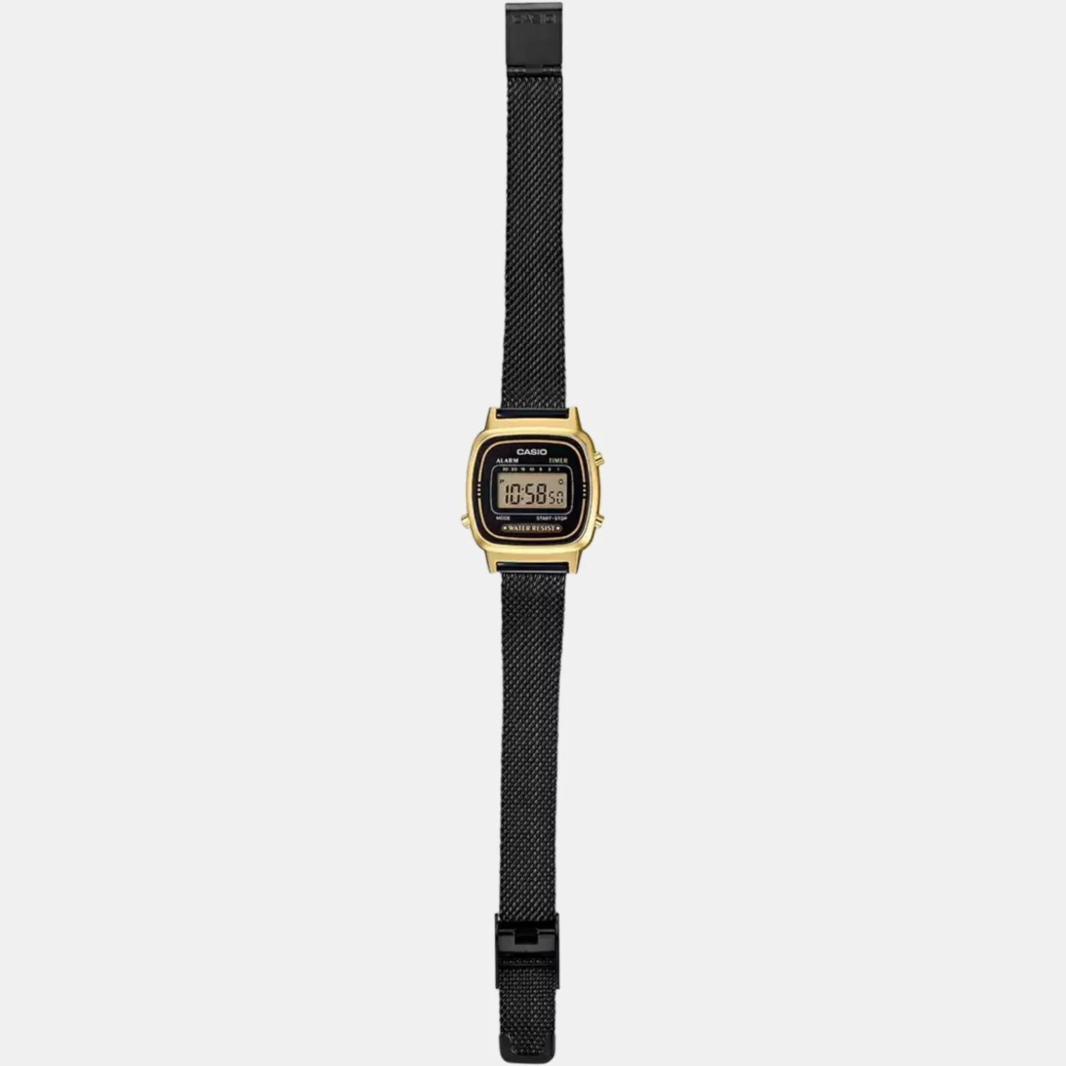 Vintage Women Quartz Black Dial Digital Stainless Steel Watch D201 - Image 6