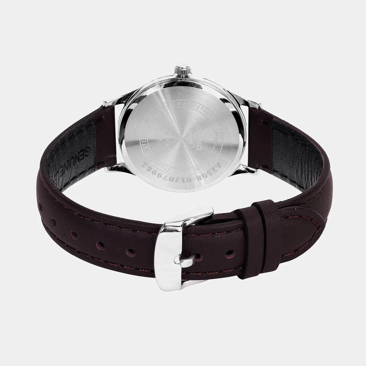 Women Quartz Blue Dial Analog Leather Watch LTP-SN8YL-2B A2508 - Image 6