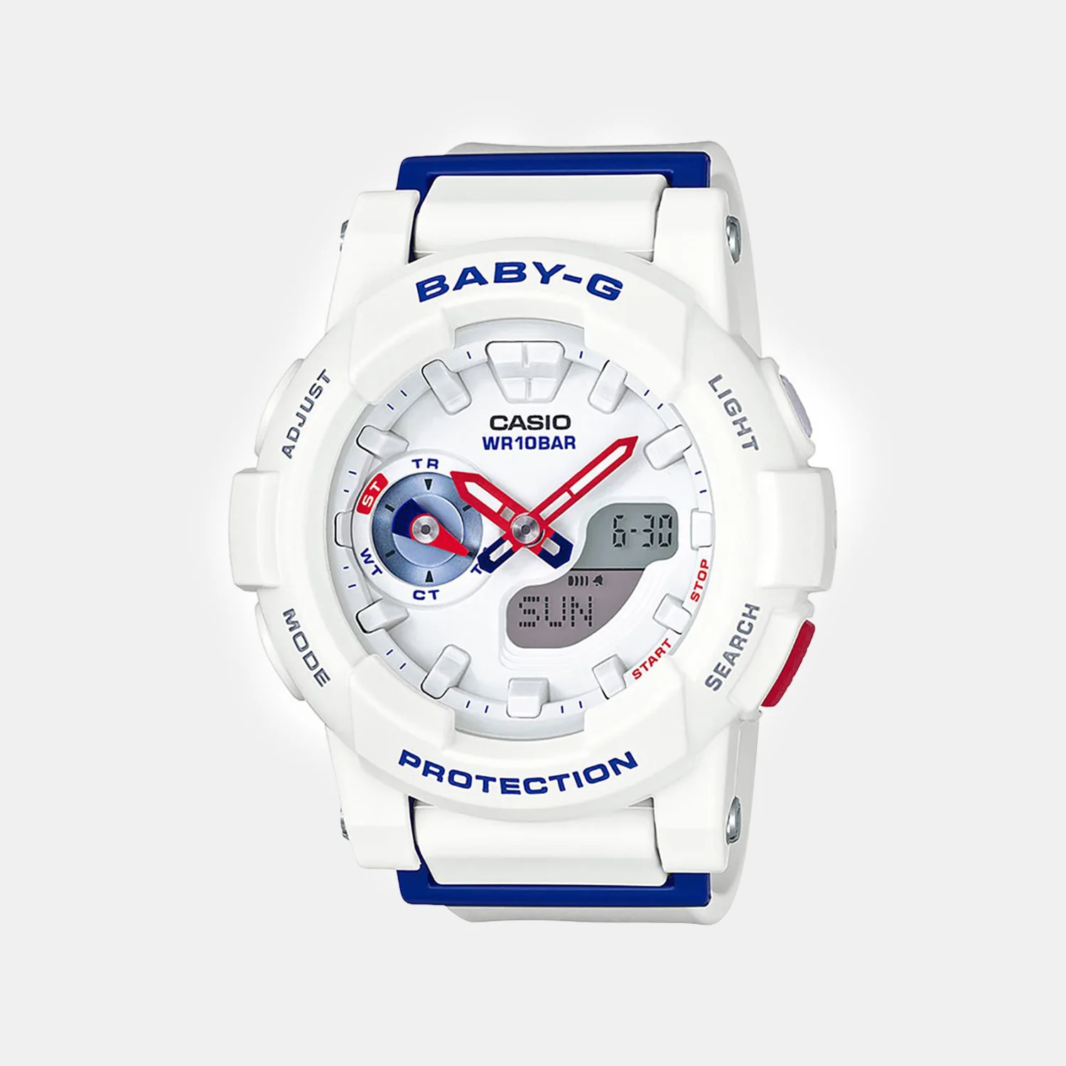 Women Quartz White Dial Analog Resin Watch BX056