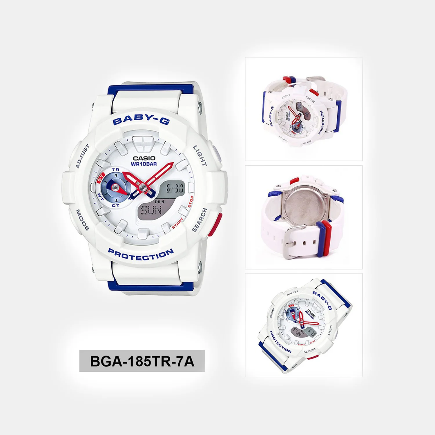 Women Quartz White Dial Analog Resin Watch BX056 - Image 2