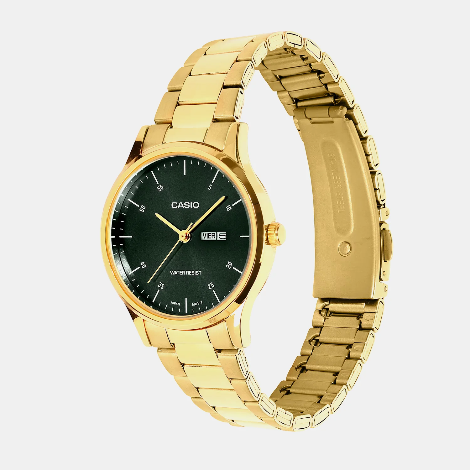 Women Quartz White Dial Analog Stainless Steel Watch A2506 - Image 3