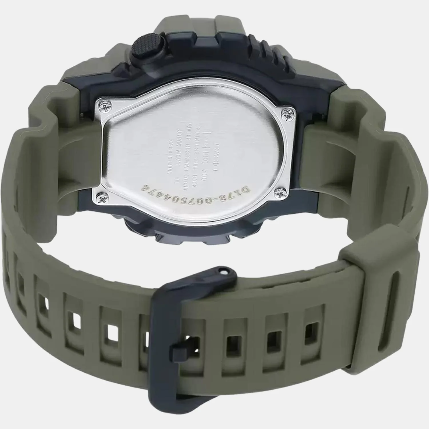 Youth Men Quartz Black Dial Analog-Digital Resin Watch D178 - Image 5