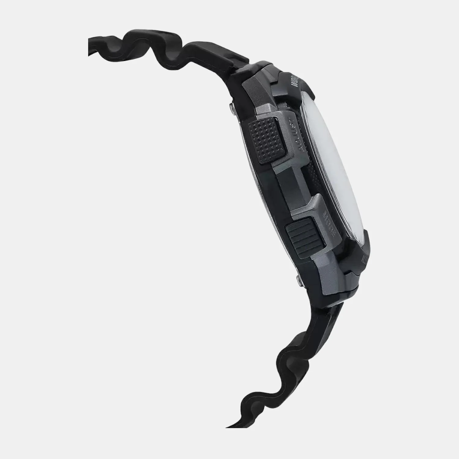 Youth Men Quartz Black Dial Digital Resin Watch D081 - Image 3