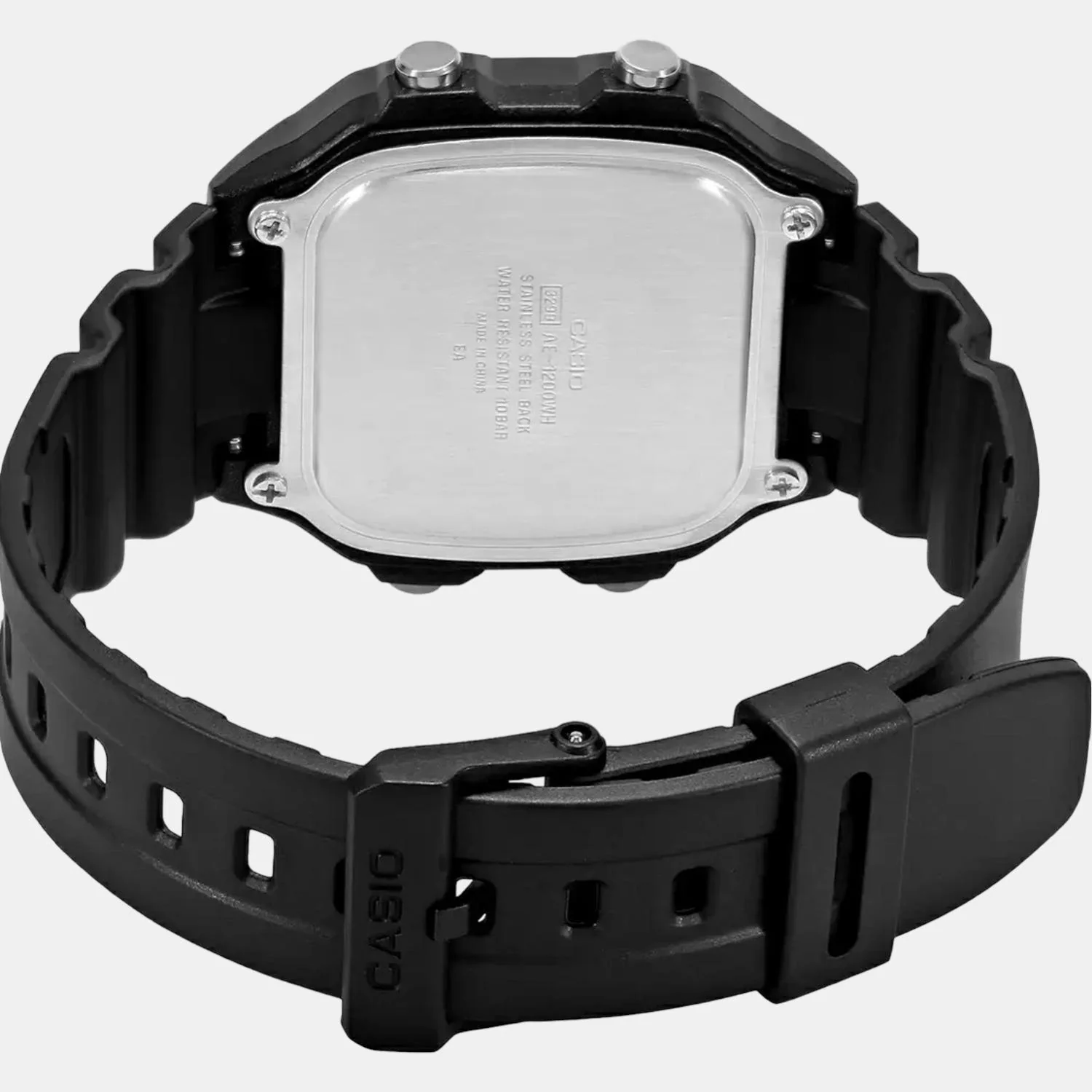 Youth Men Quartz Black Dial Digital Resin Watch D097 - Image 5