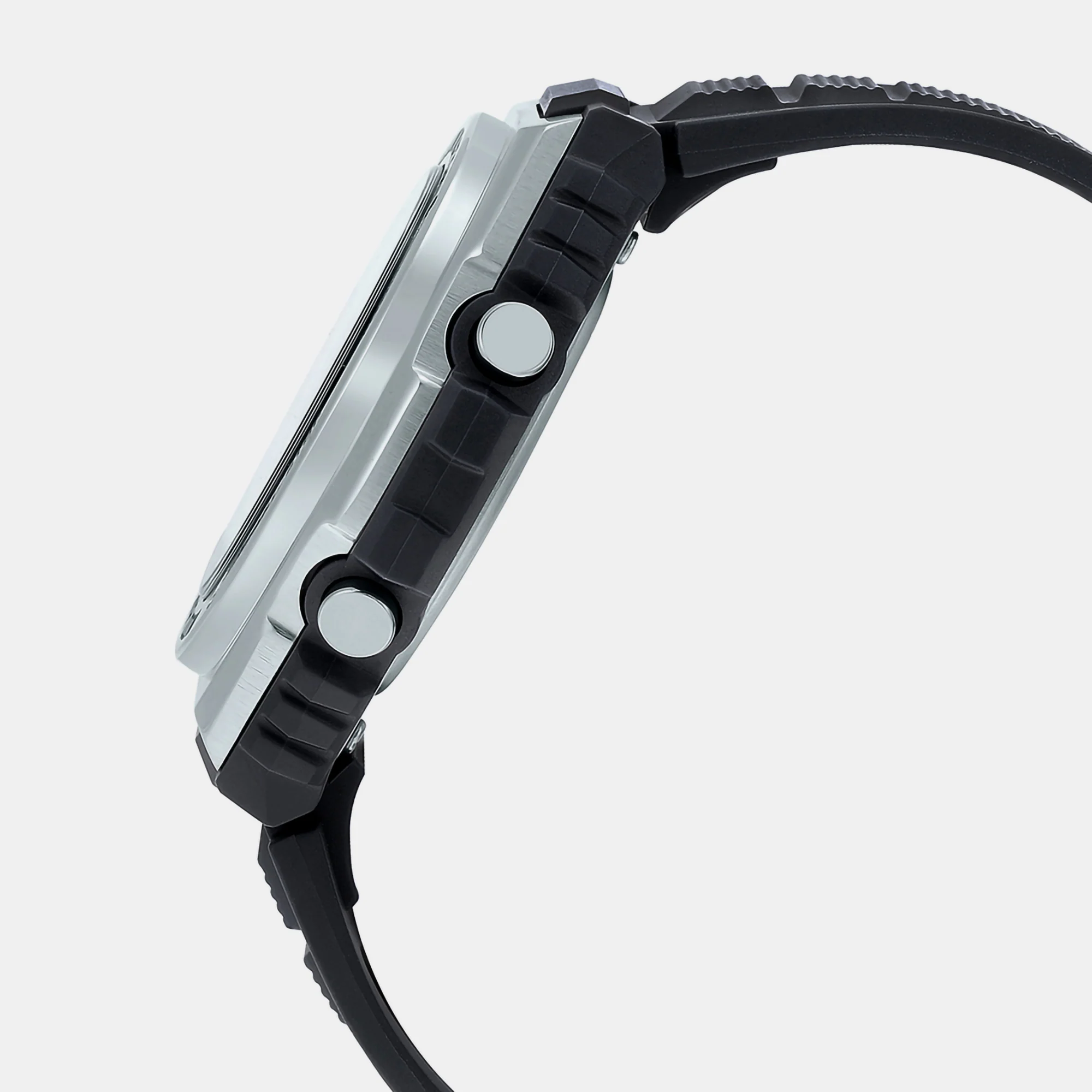 Youth Men Quartz Black Dial Digital Resin Watch D189 - Image 2
