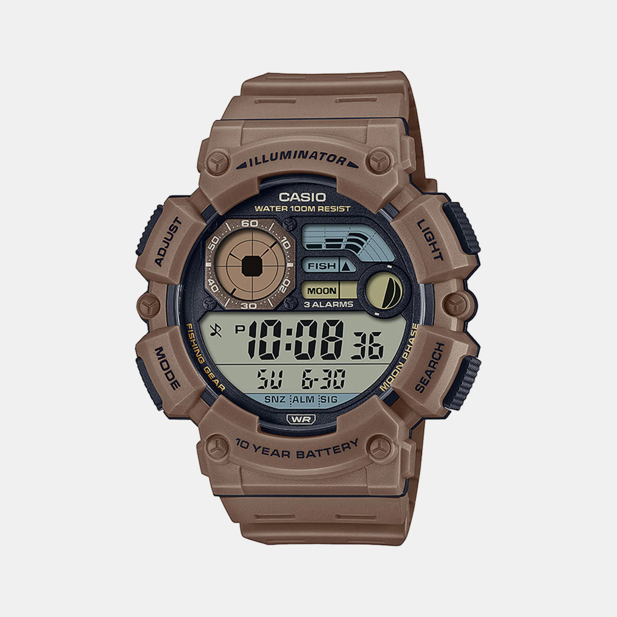 Youth Men Quartz Black Dial Digital Resin Watch D294