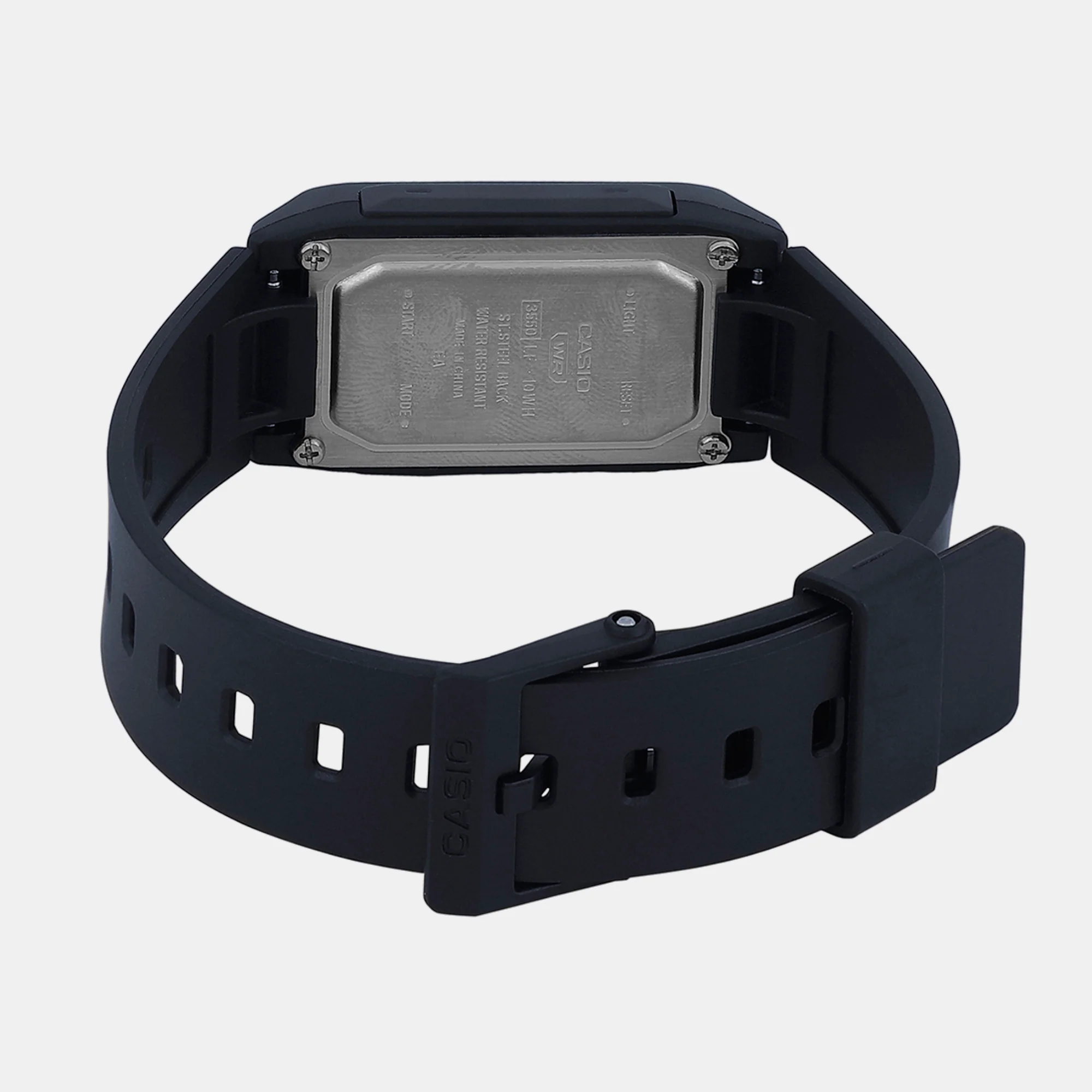 Youth Men Quartz Black Dial Digital Resin Watch D295 - Image 4