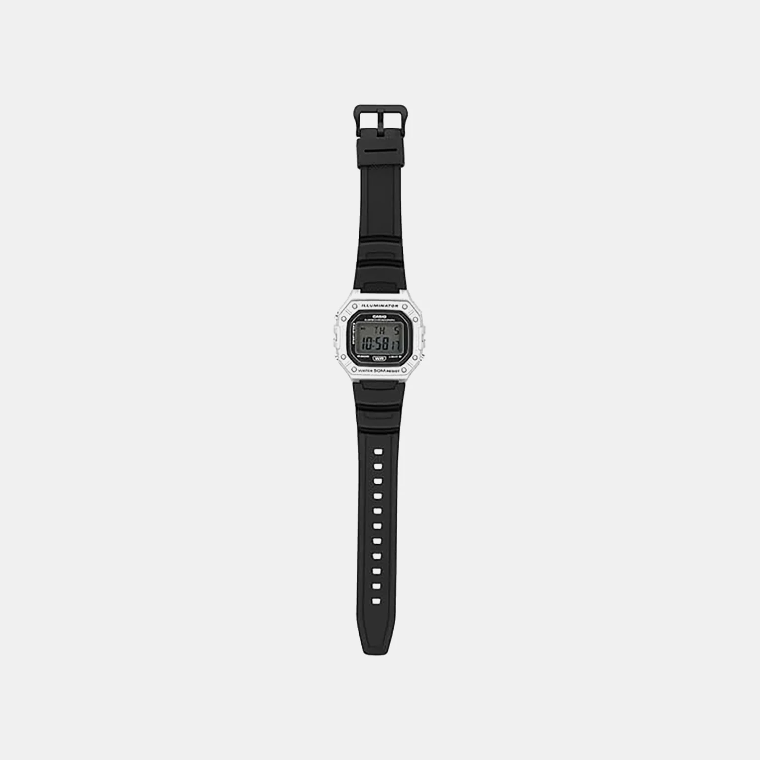 Youth Men Quartz Black Dial Digital Resin Watch D374 - Image 5