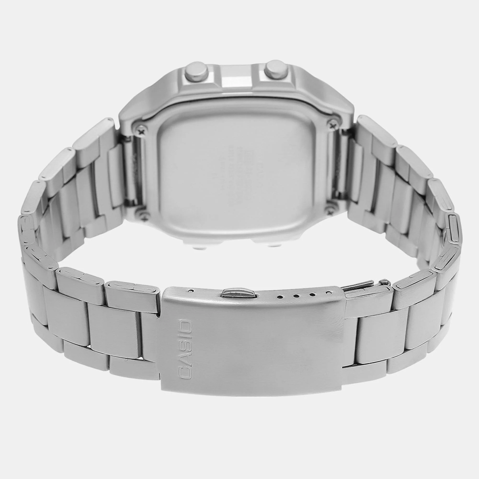 Youth Men Quartz Black Dial Digital Stainless Steel Watch D099 - Image 4