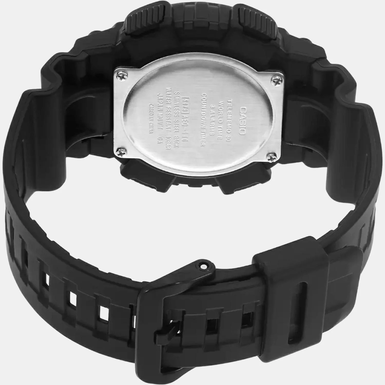 Youth Men Quartz Gold Dial Analog-Digital Resin Watch AD206 - Image 5