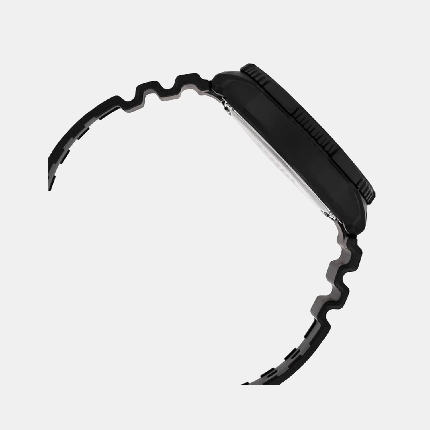 Youth Unisex Quartz Black Dial Analog Resin Watch A2402 - Image 3