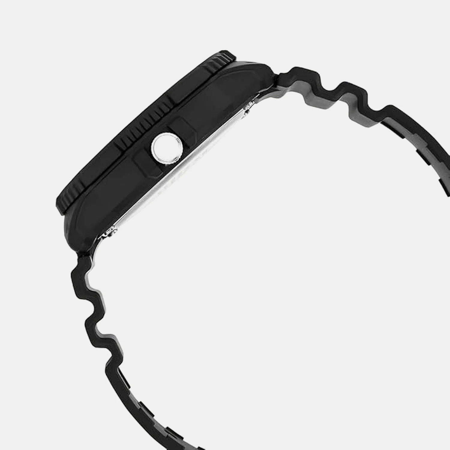 Youth Unisex Quartz Black Dial Analog Resin Watch A2403 - Image 3