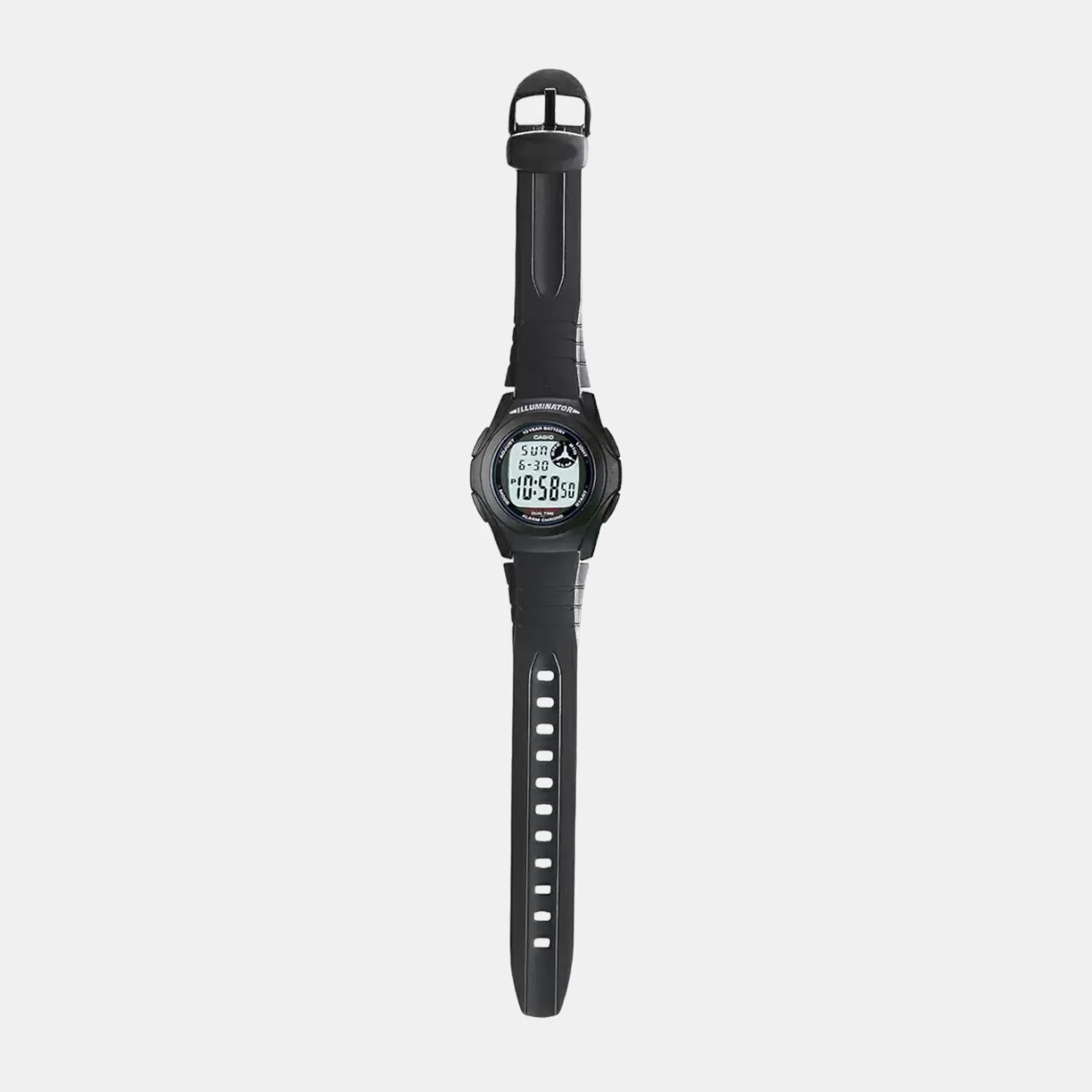 Youth Unisex Quartz Black Dial Digital Resin Watch D027 - Image 5