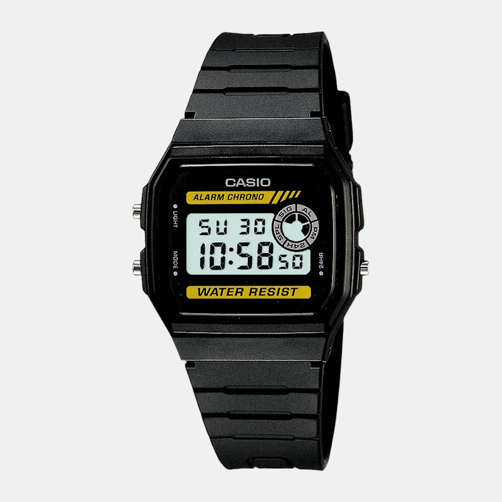 Youth Unisex Quartz Black Dial Digital Resin Watch D053