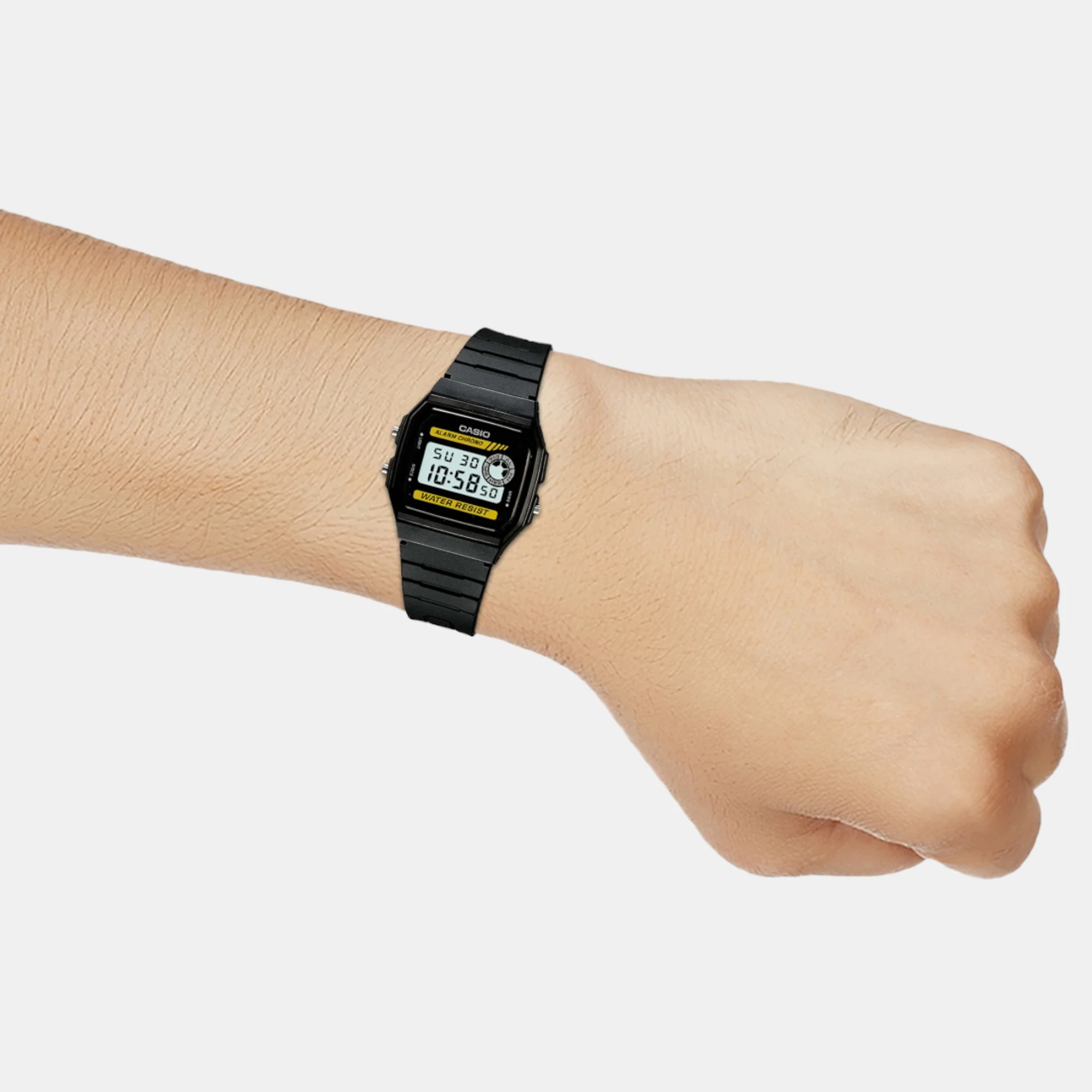 Youth Unisex Quartz Black Dial Digital Resin Watch D053 - Image 7
