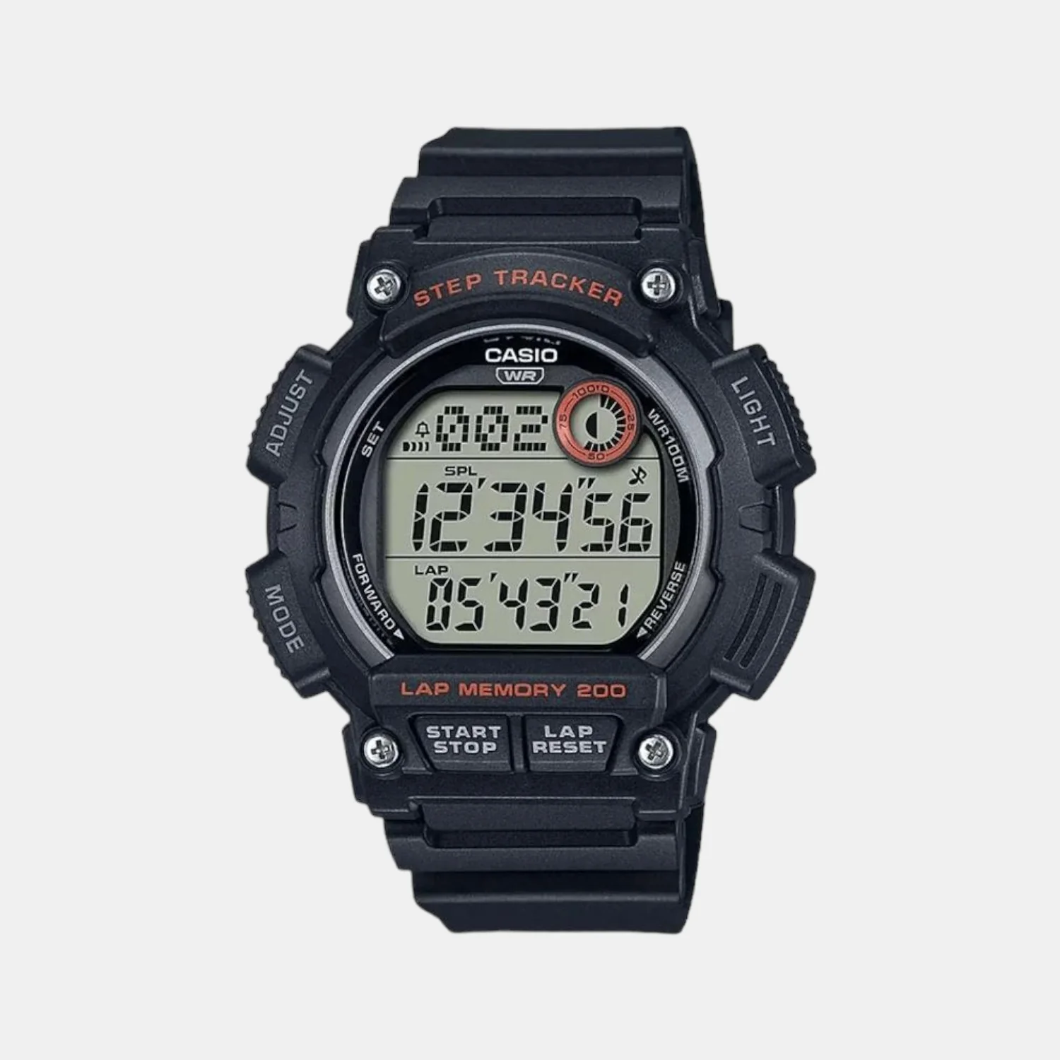 Youth Unisex Quartz Black Dial Digital Resin Watch D243