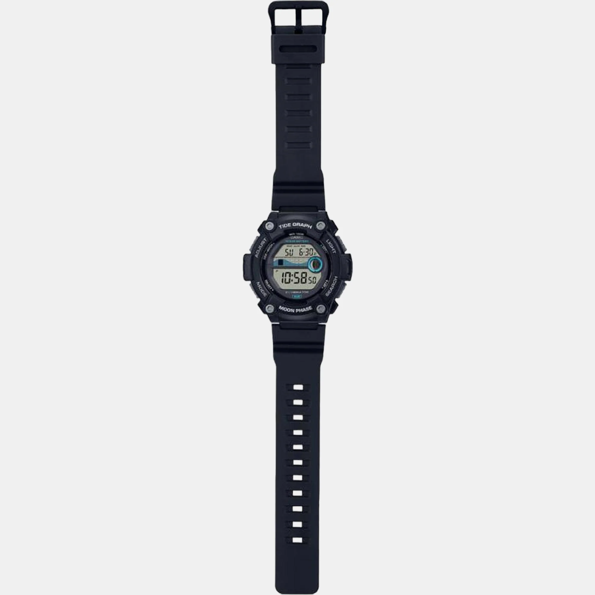 Youth Unisex Quartz Black Dial Digital Resin Watch D251 - Image 5