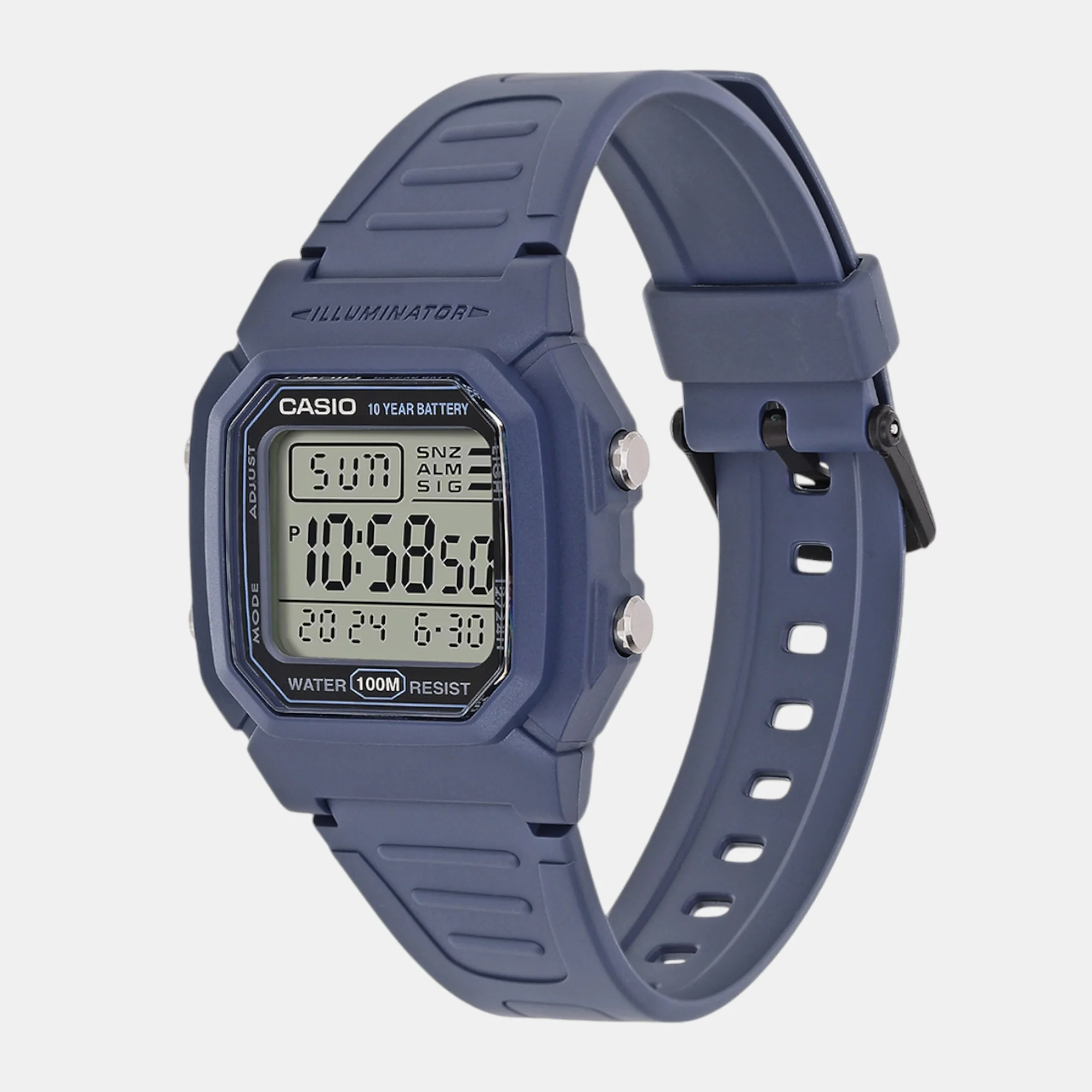 Youth Unisex Quartz Black Dial Digital Resin Watch D333 - Image 2