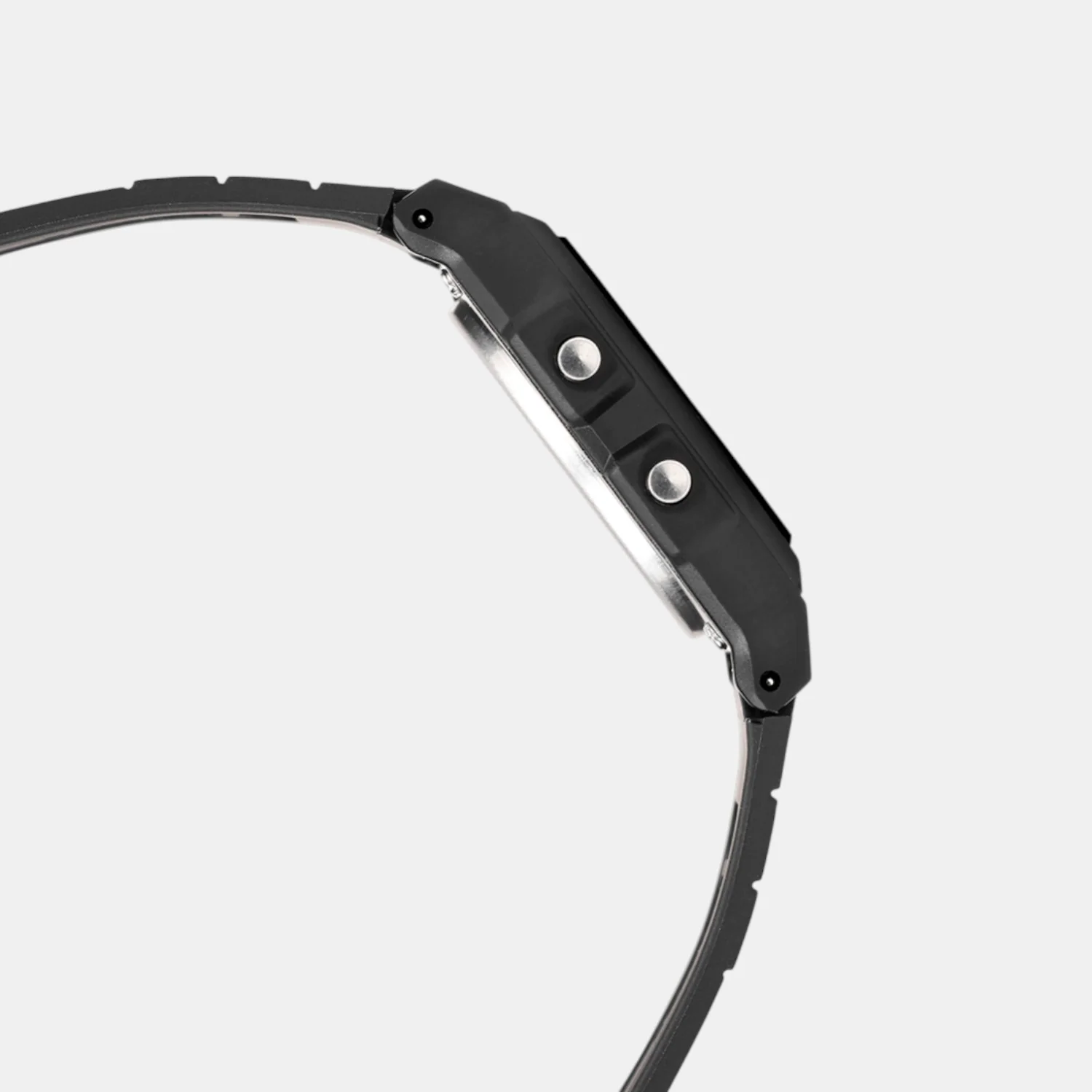 Youth Unisex Quartz Black Dial Digital Resin Watch D384 - Image 6