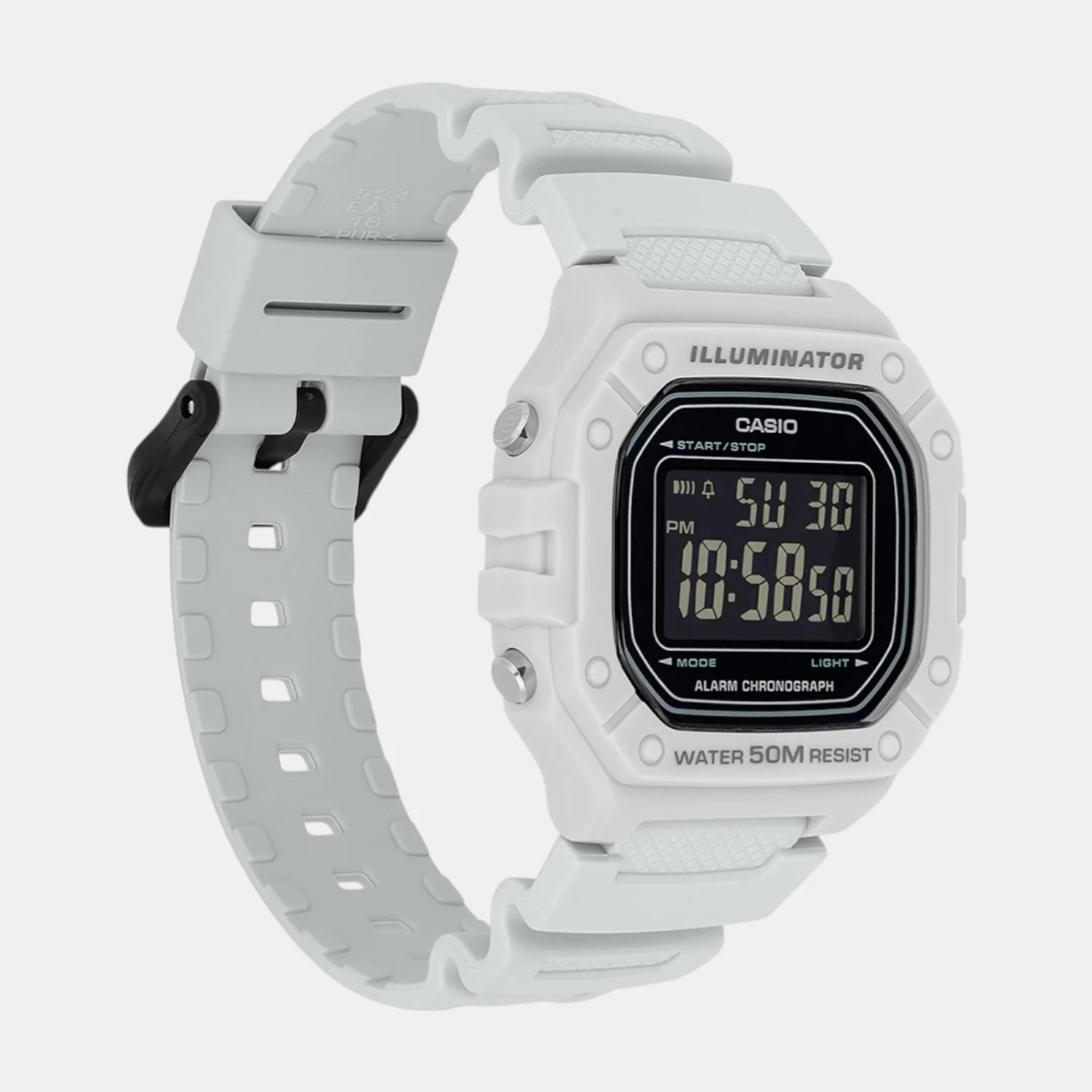 Youth Unisex Quartz Black Dial Digital Resin Watch D395 - Image 2