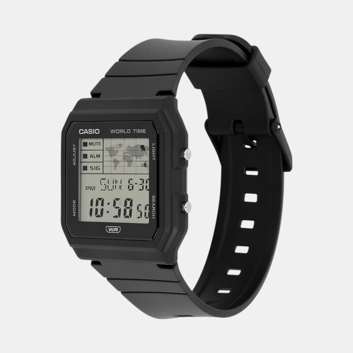 Youth Unisex Quartz Black Dial Digital Resin Watch D396 - Image 4