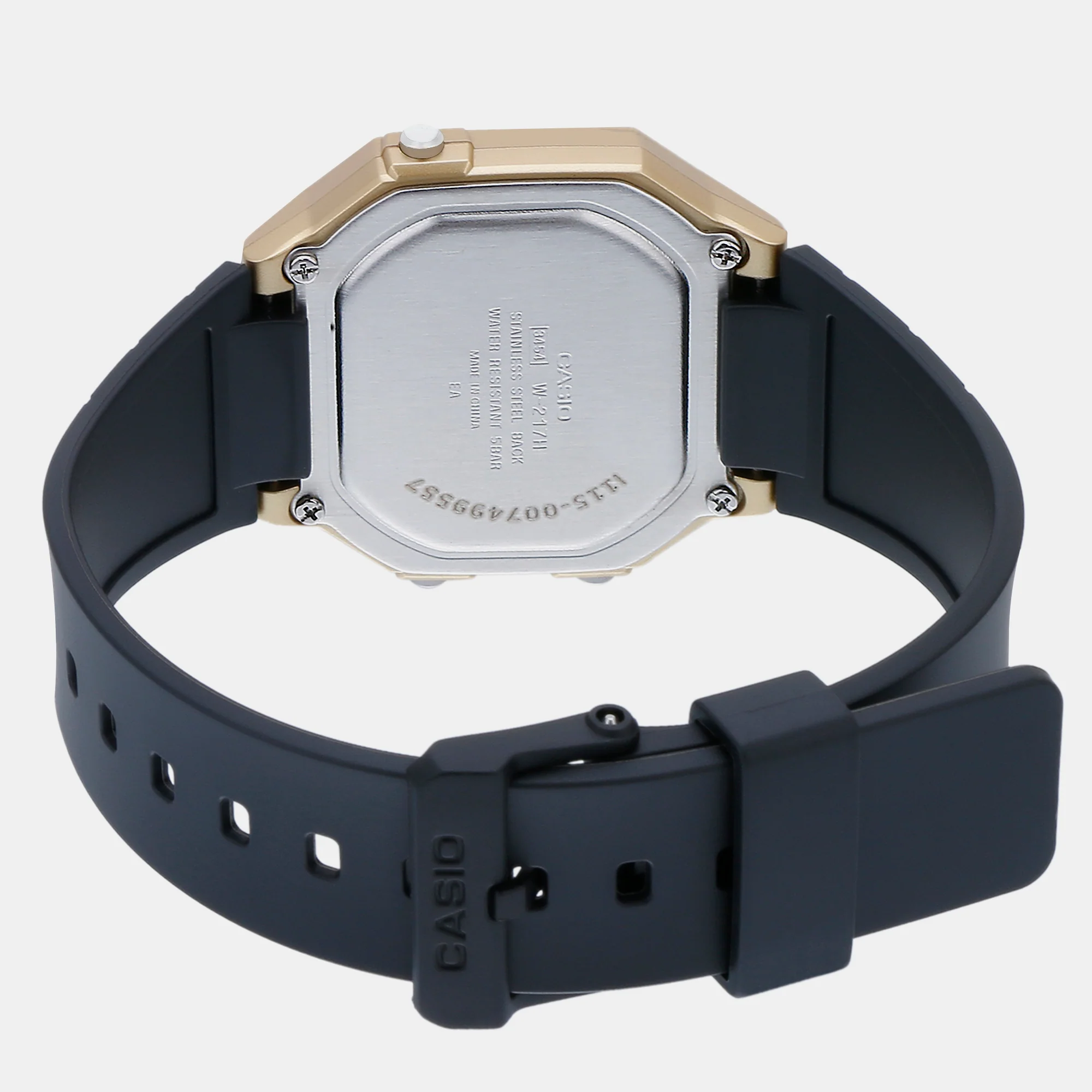 Youth Unisex Quartz Black Dial Digital Resin Watch I115 - Image 4